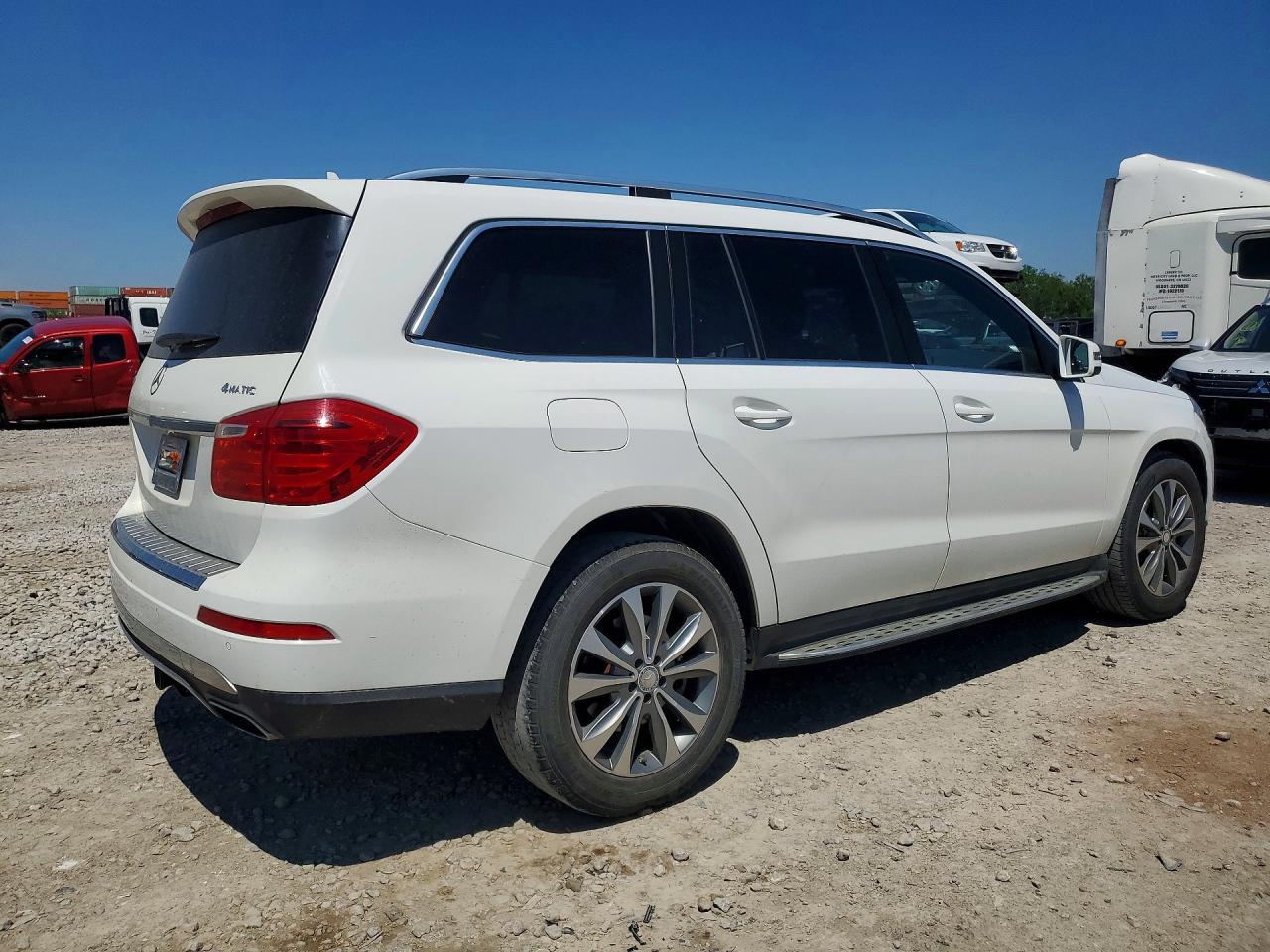 2014 Mercedes-benz Gl 450 4matic White vin: 4JGDF7CEXEA399626