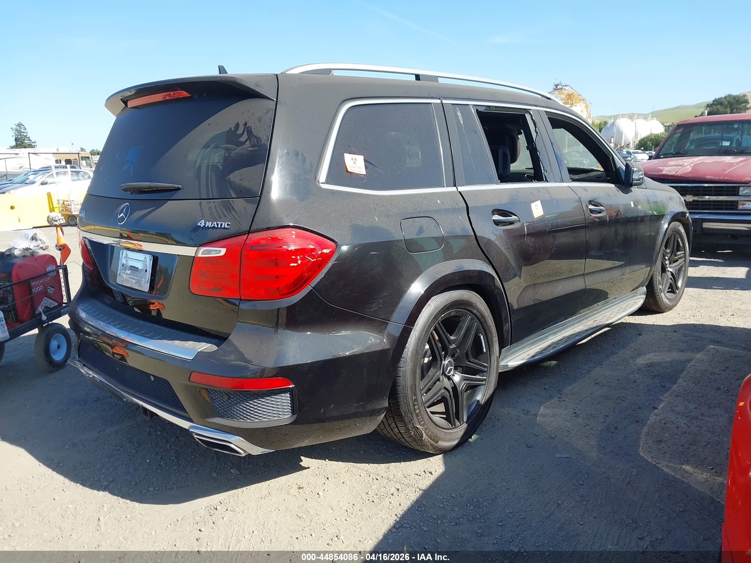 2013 Mercedes-benz Gl 550 4matic Black vin: 4JGDF7DE0DA123615