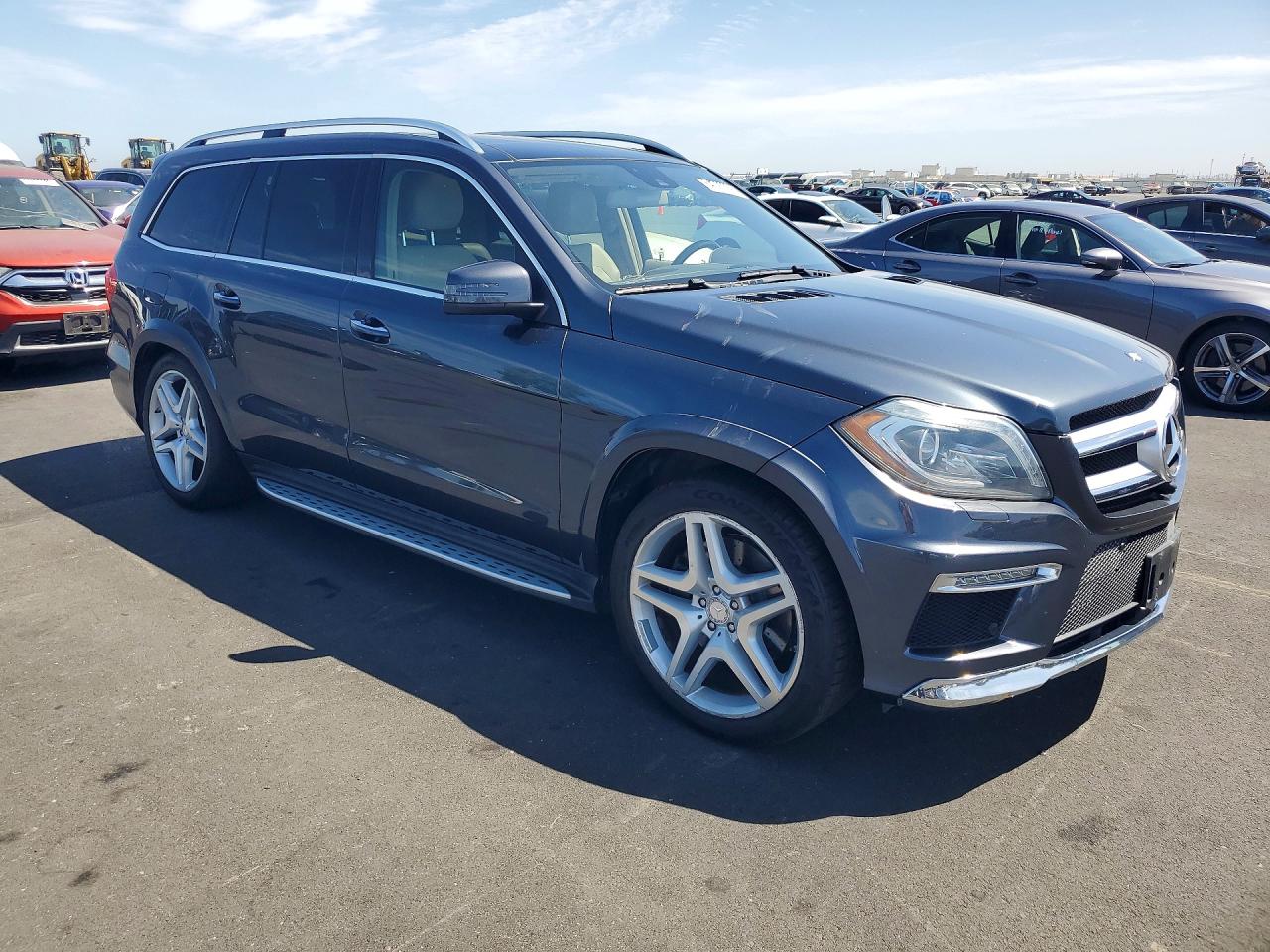 2013 Mercedes-benz Gl 550 4matic Gray vin: 4JGDF7DE0DA153441