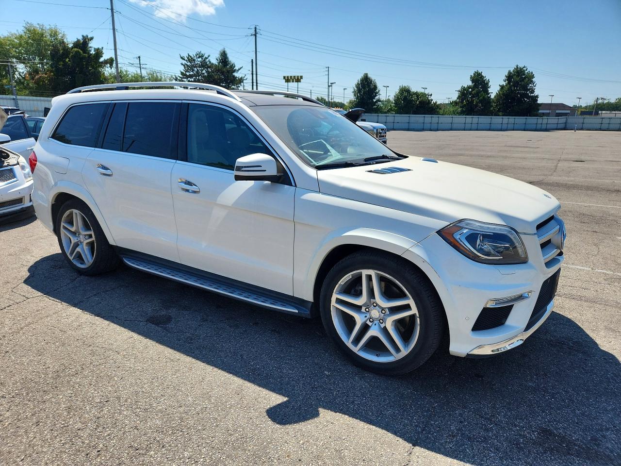 2014 Mercedes-benz Gl 350 Bluetec White vin: 4JGDF7DE0EA303758