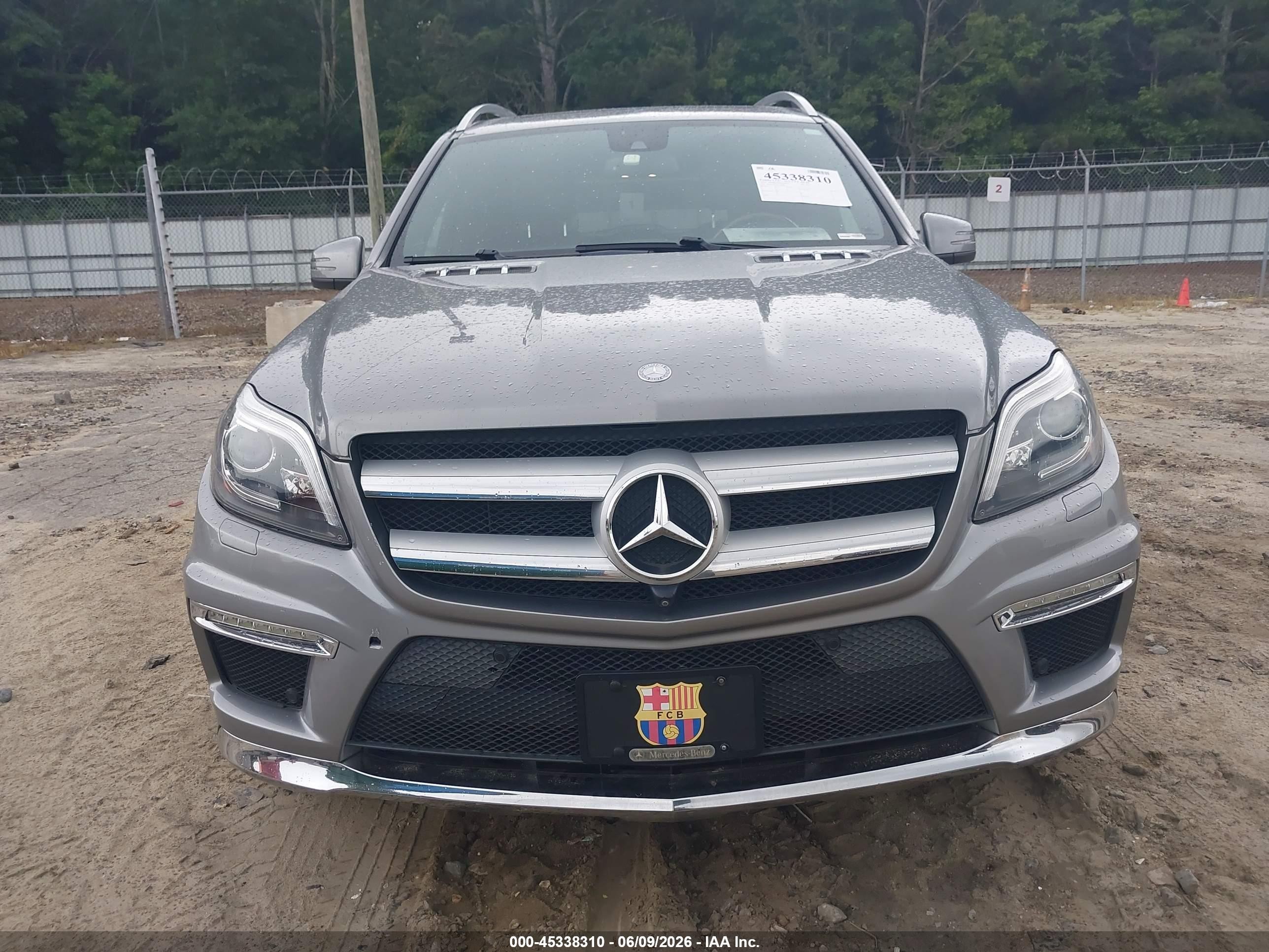 2014 Mercedes-benz Gl 550 4matic Gray vin: 4JGDF7DE0EA385880