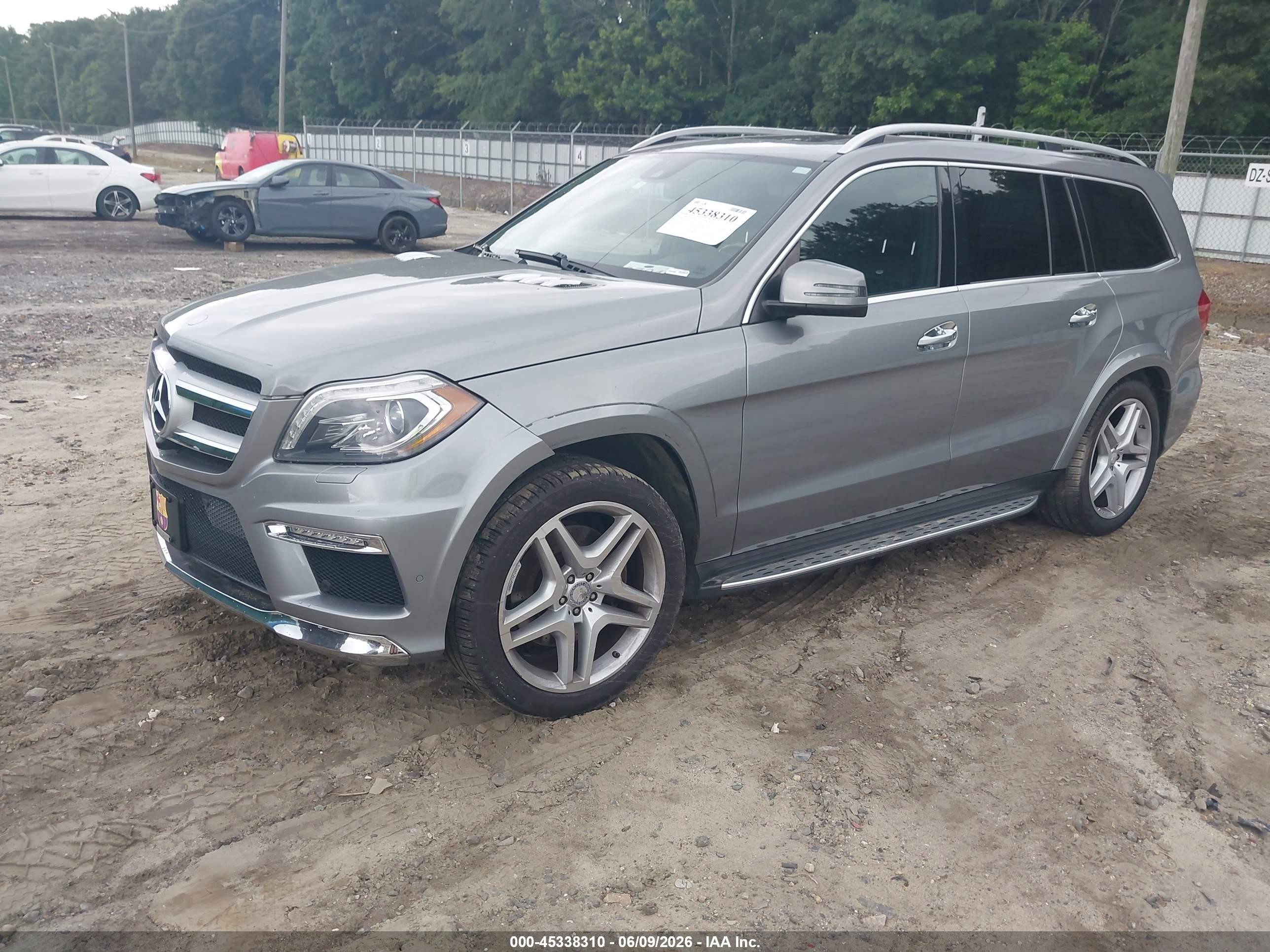 2014 Mercedes-benz Gl 550 4matic Gray vin: 4JGDF7DE0EA385880