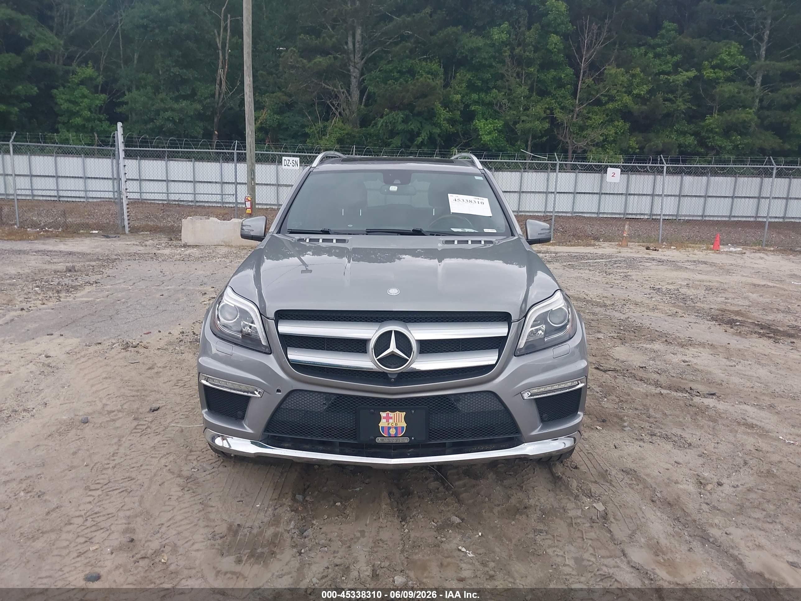 2014 Mercedes-benz Gl 550 4matic Gray vin: 4JGDF7DE0EA385880