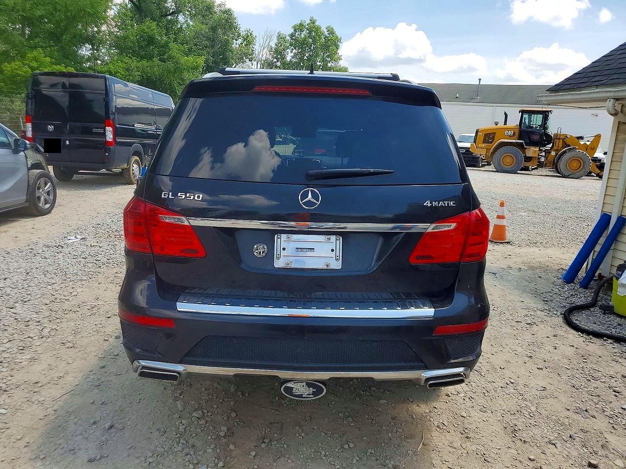 2015 Mercedes-benz Gl 550 4matic Black vin: 4JGDF7DE0FA462572