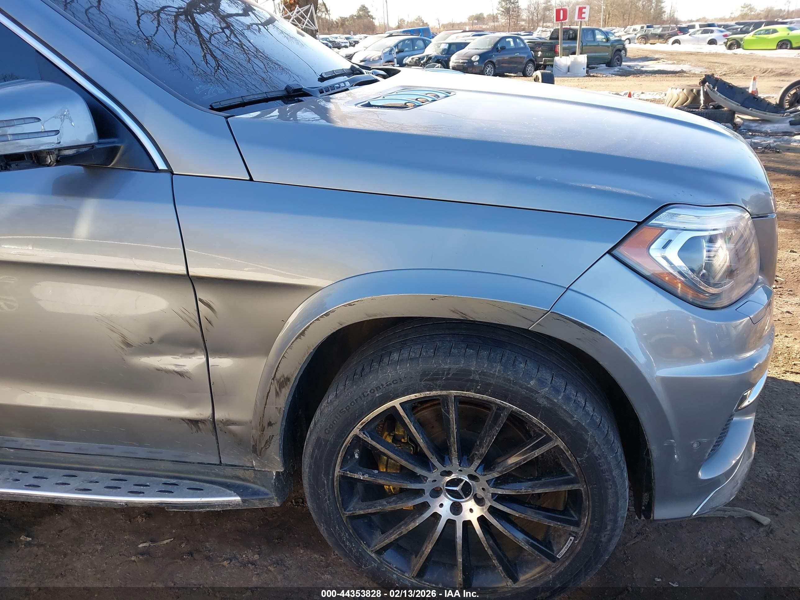 2015 Mercedes-benz Gl 550 4matic Silver vin: 4JGDF7DE0FA564812