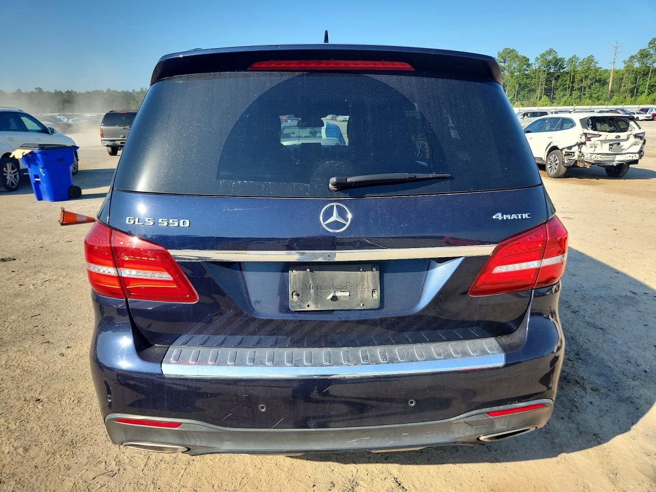 2017 Mercedes-benz Gls 550 4matic Blue vin: 4JGDF7DE1HA845620