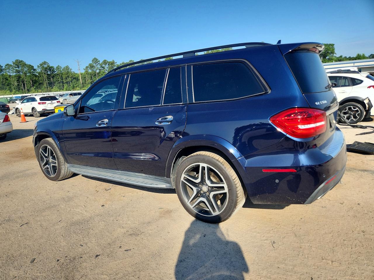 2017 Mercedes-benz Gls 550 4matic Blue vin: 4JGDF7DE1HA845620