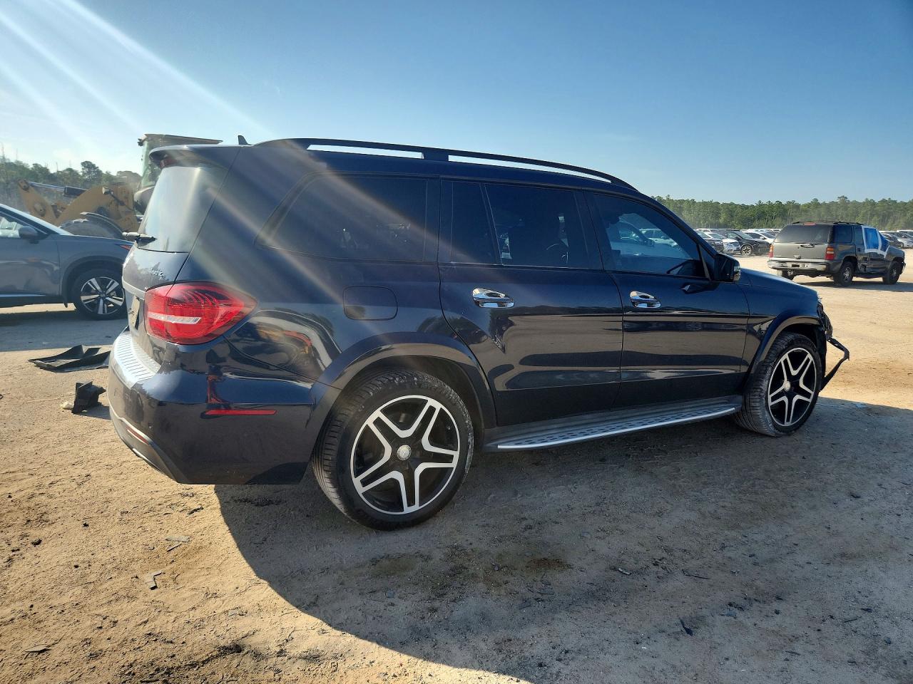 2017 Mercedes-benz Gls 550 4matic Blue vin: 4JGDF7DE1HA845620