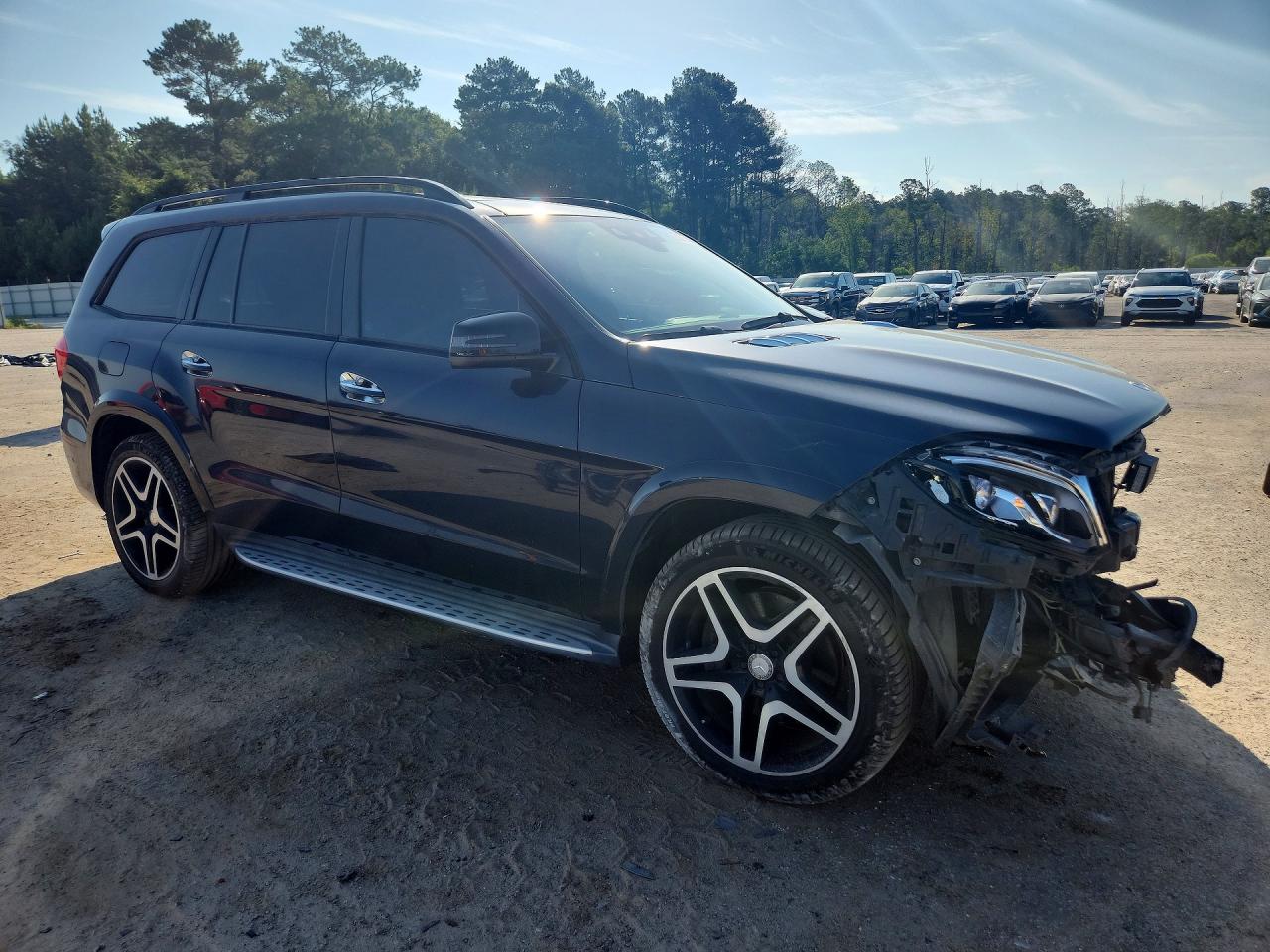 2017 Mercedes-benz Gls 550 4matic Blue vin: 4JGDF7DE1HA845620
