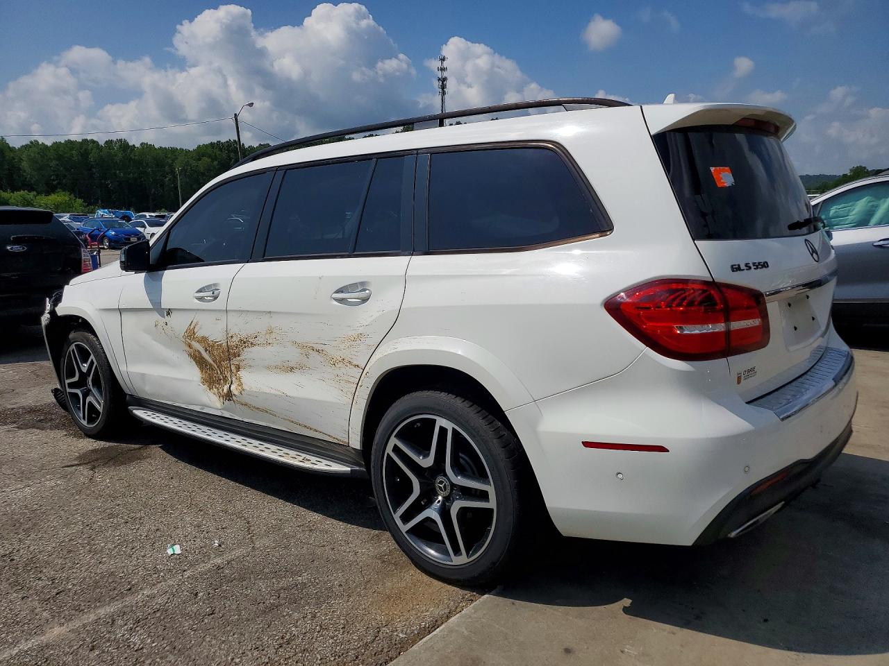 2018 Mercedes-benz Gls 550 Белый vin: 4JGDF7DE1JA997435