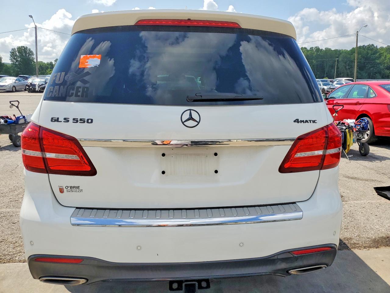 2018 Mercedes-benz Gls 550 Белый vin: 4JGDF7DE1JA997435