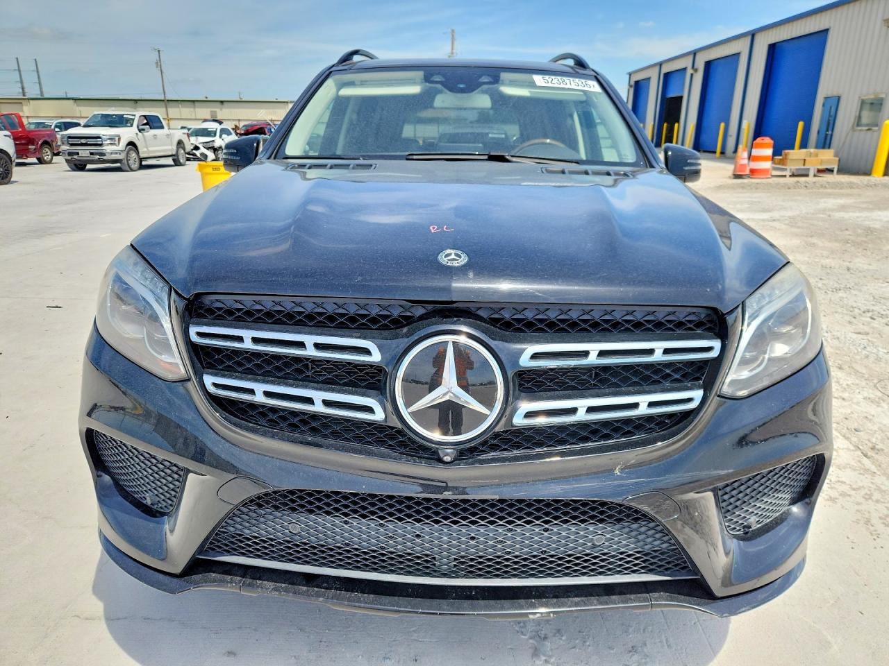 2019 Mercedes-benz Gls 550 4matic Черный vin: 4JGDF7DE1KB203240