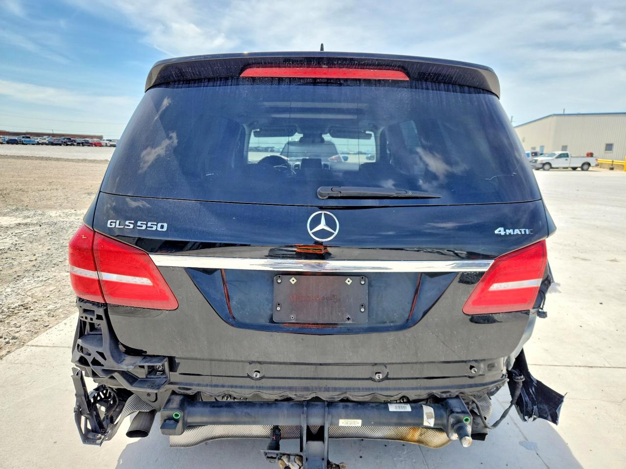 2019 Mercedes-benz Gls 550 4matic Черный vin: 4JGDF7DE1KB203240
