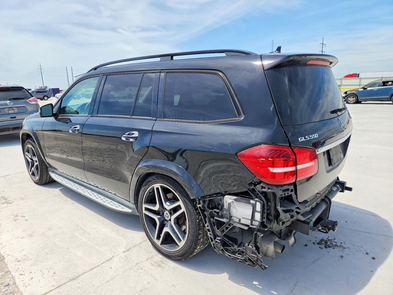 2019 Mercedes-benz Gls 550 4matic Черный vin: 4JGDF7DE1KB203240