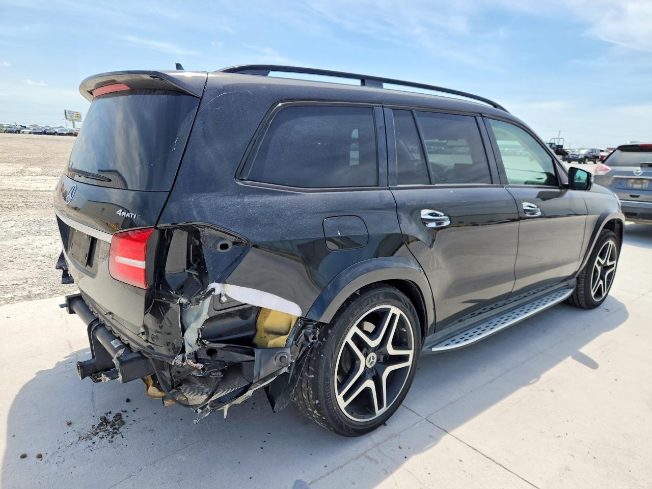 2019 Mercedes-benz Gls 550 4matic Черный vin: 4JGDF7DE1KB203240