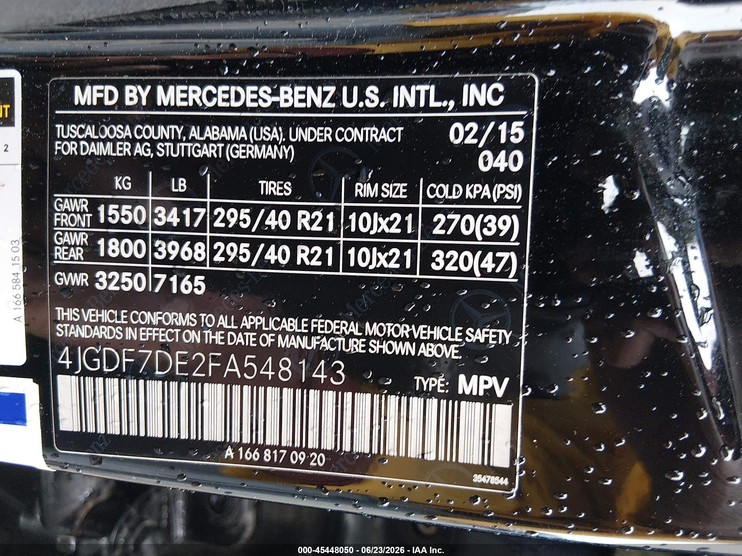 2015 Mercedes-benz Gl 550 4matic Black vin: 4JGDF7DE2FA548143