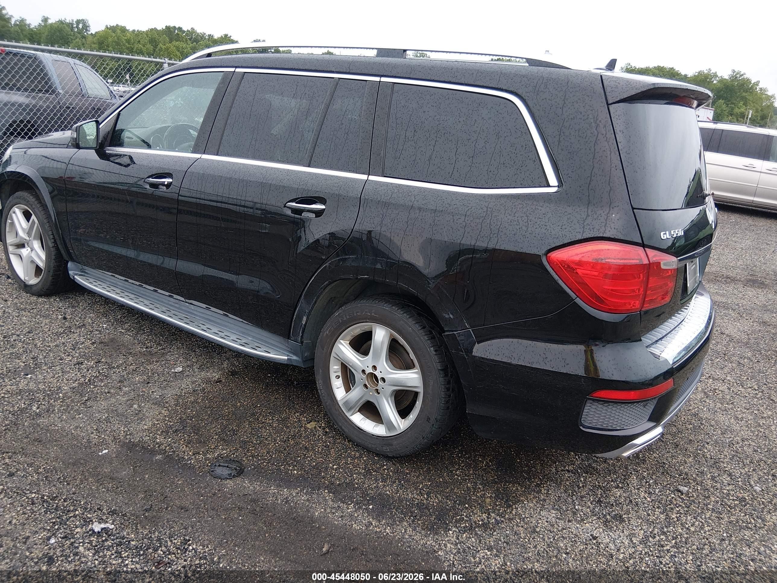 2015 Mercedes-benz Gl 550 4matic Black vin: 4JGDF7DE2FA548143