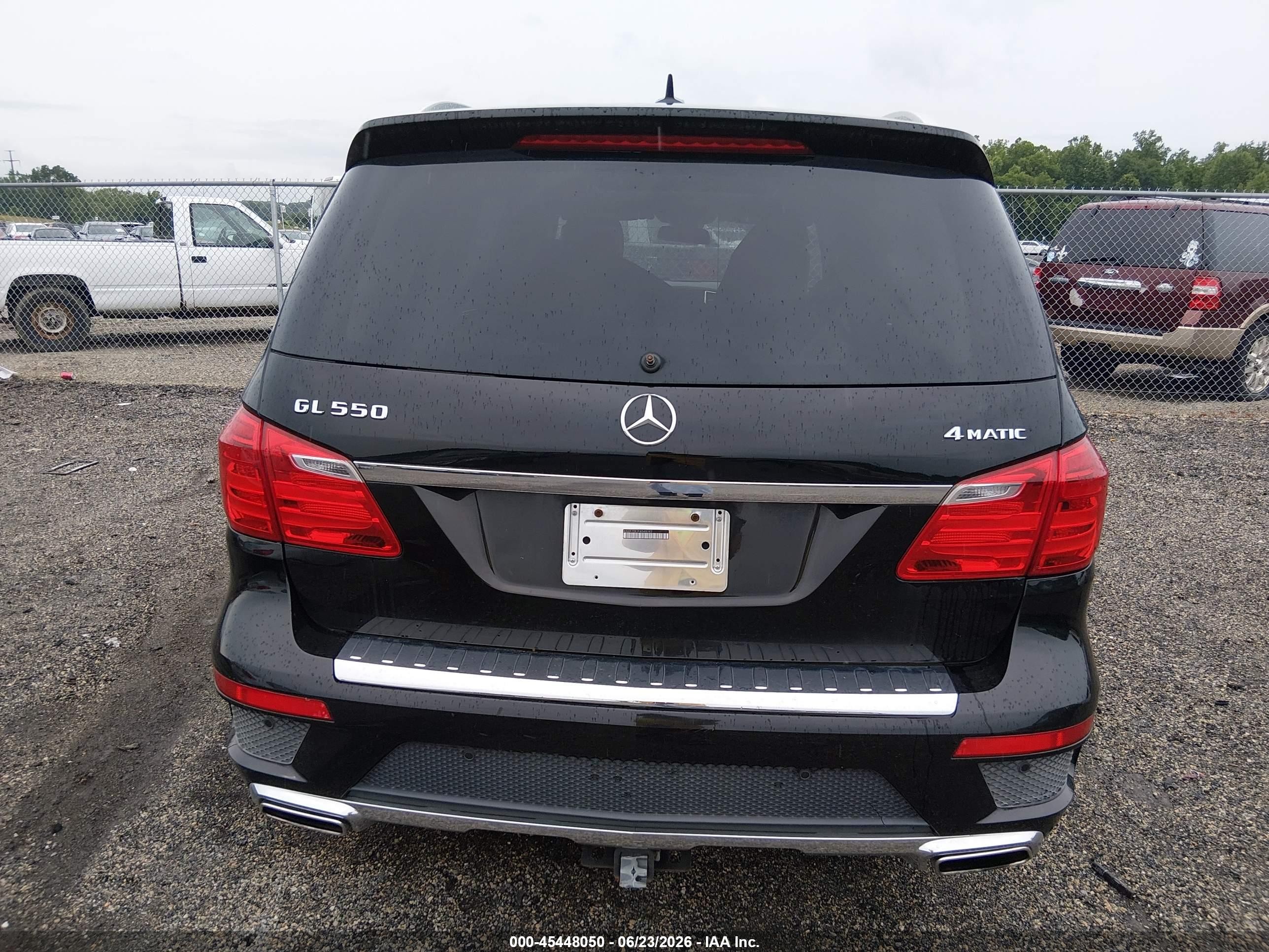 2015 Mercedes-benz Gl 550 4matic Black vin: 4JGDF7DE2FA548143
