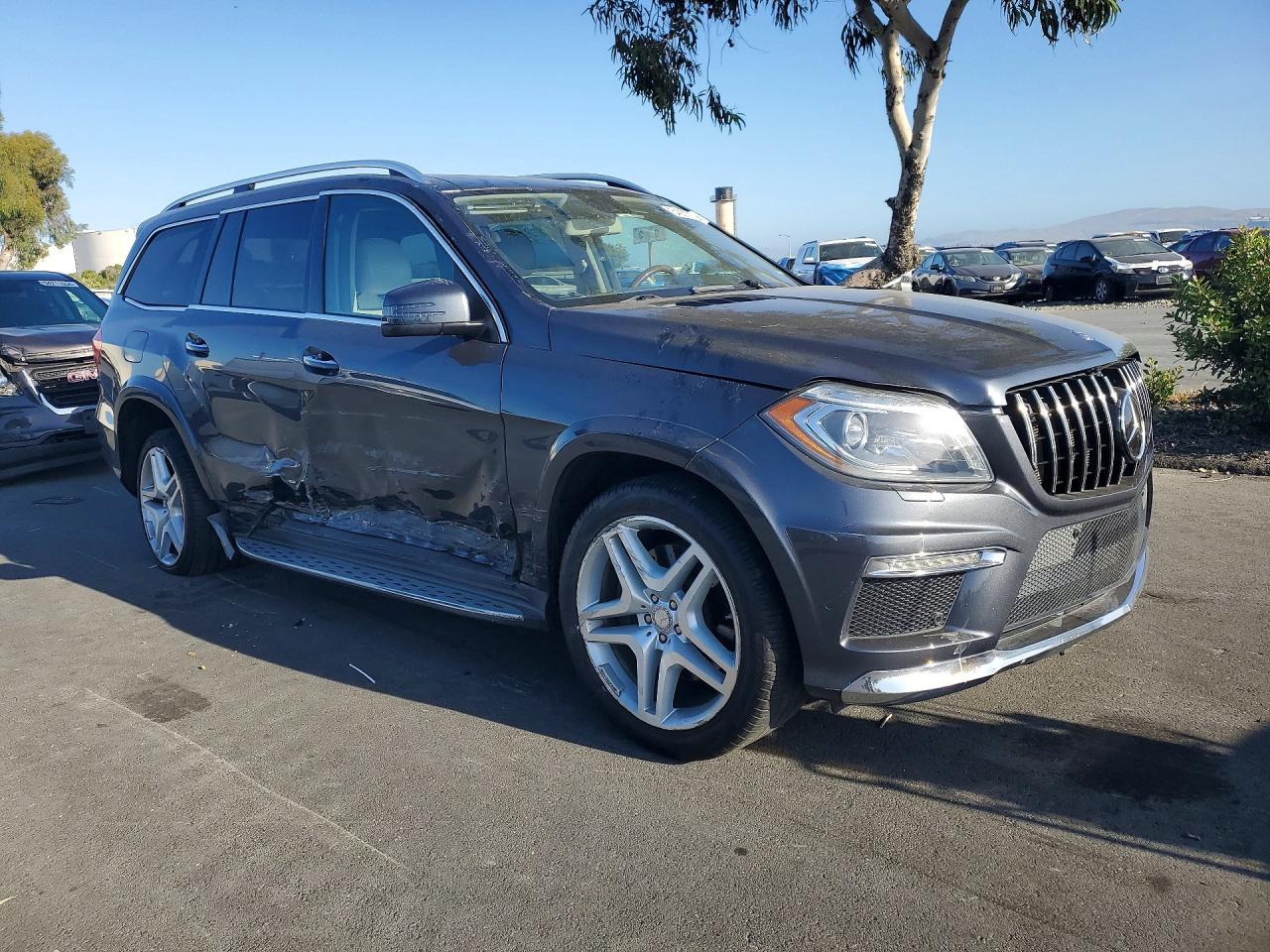 2013 Mercedes-benz Gl 550 4matic Gray vin: 4JGDF7DE3DA128081