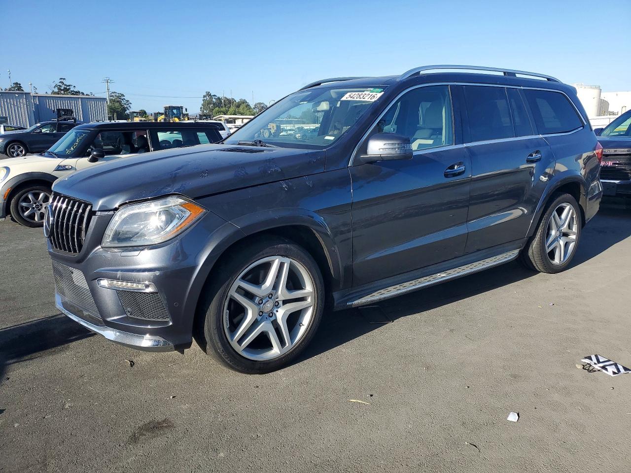 2013 Mercedes-benz Gl 550 4matic Gray vin: 4JGDF7DE3DA128081