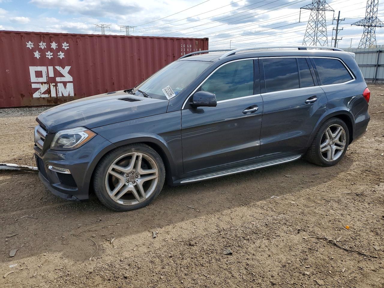 2015 Mercedes-benz Gl 550 4matic Угольный vin: 4JGDF7DE3FA472951