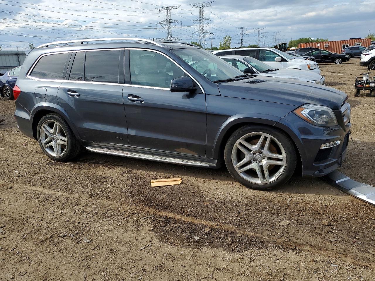 2015 Mercedes-benz Gl 550 4matic Угольный vin: 4JGDF7DE3FA472951