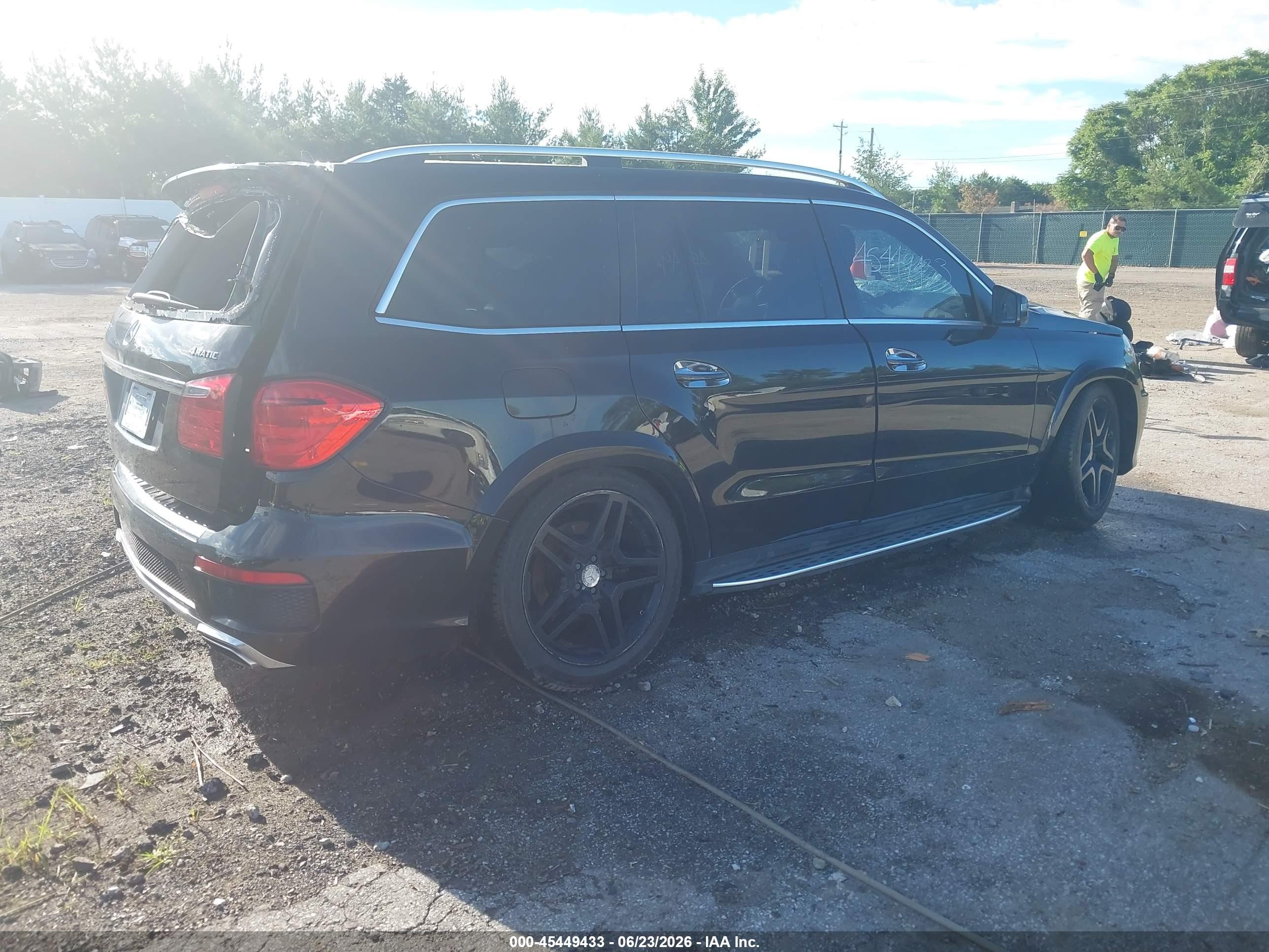 2015 Mercedes-benz Gl 550 4matic Black vin: 4JGDF7DE3FA531545