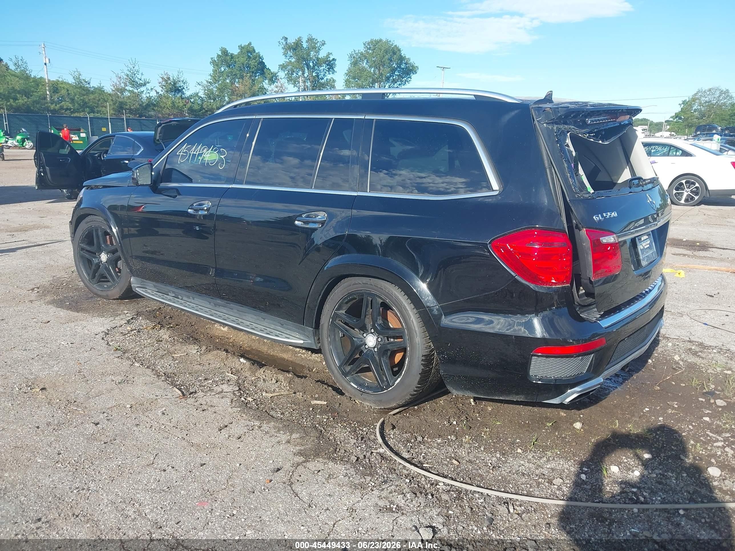 2015 Mercedes-benz Gl 550 4matic Black vin: 4JGDF7DE3FA531545