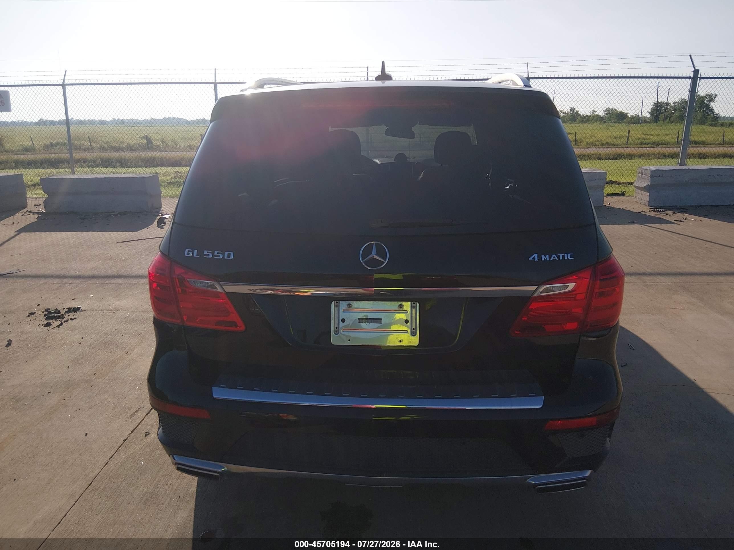 2015 Mercedes-benz Gl 550 4matic Black vin: 4JGDF7DE3FA551925