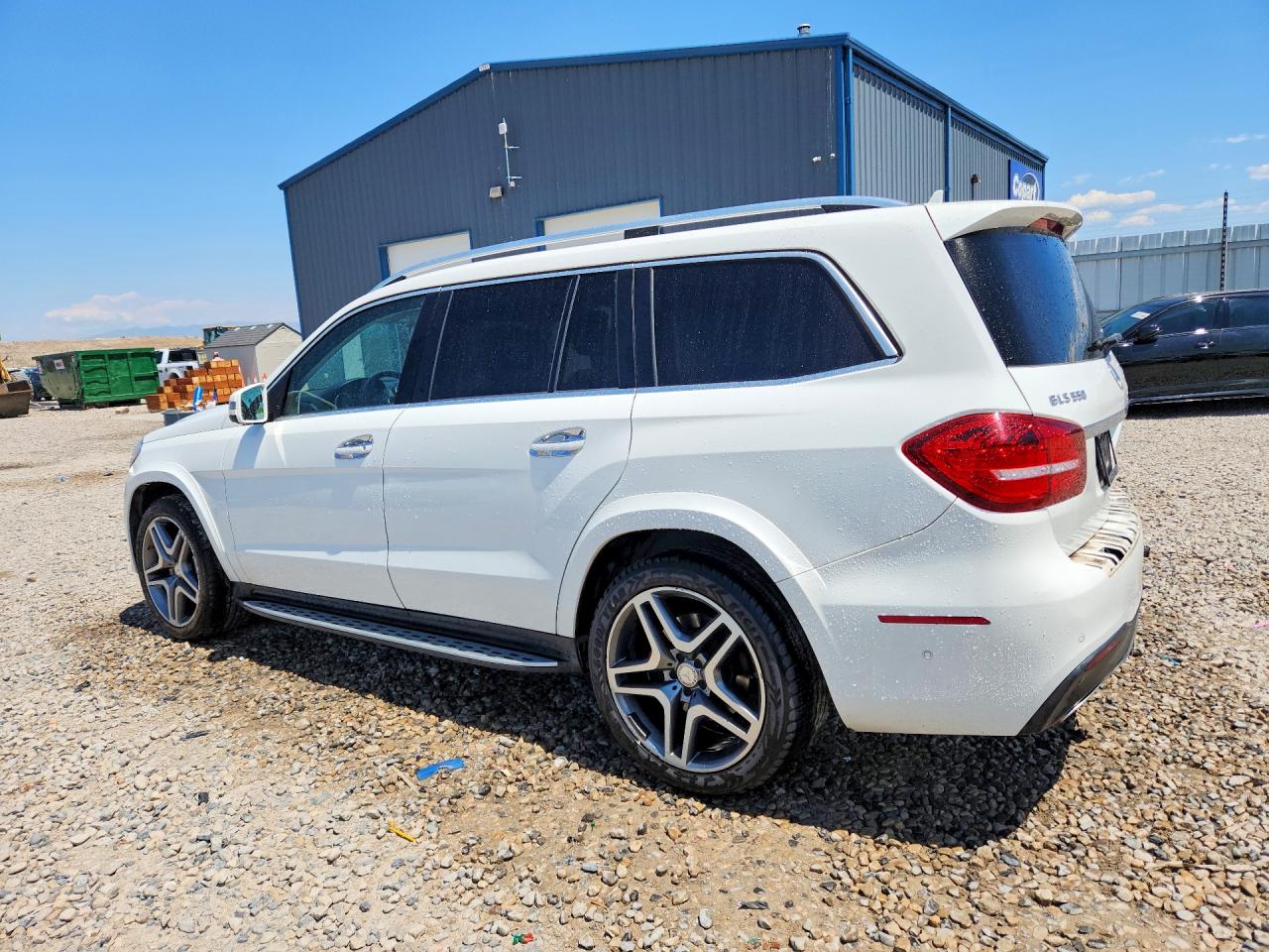 2017 Mercedes-benz Gls 550 4matic White vin: 4JGDF7DE3HA771908