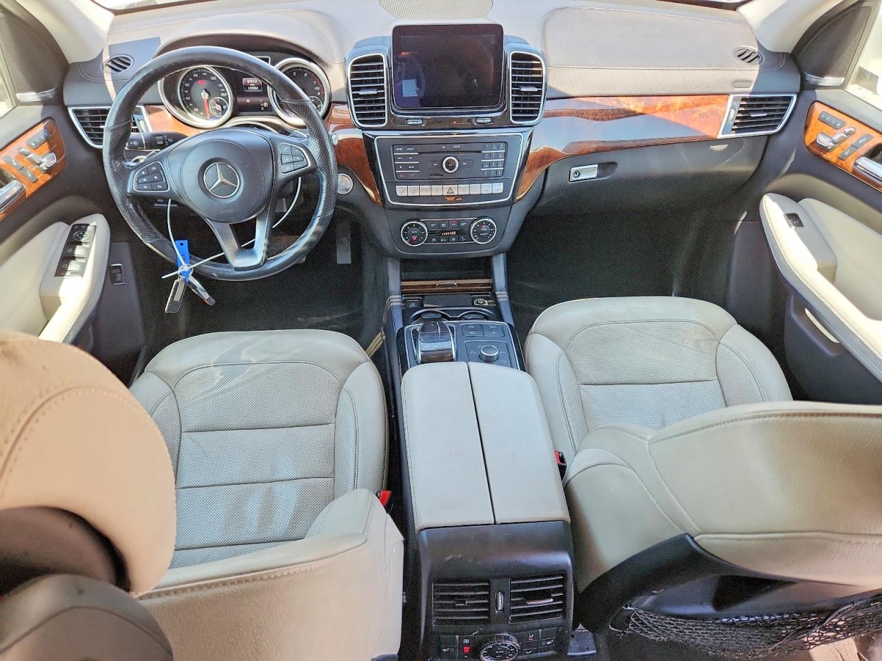 2017 Mercedes-benz Gls 550 4matic White vin: 4JGDF7DE3HA771908