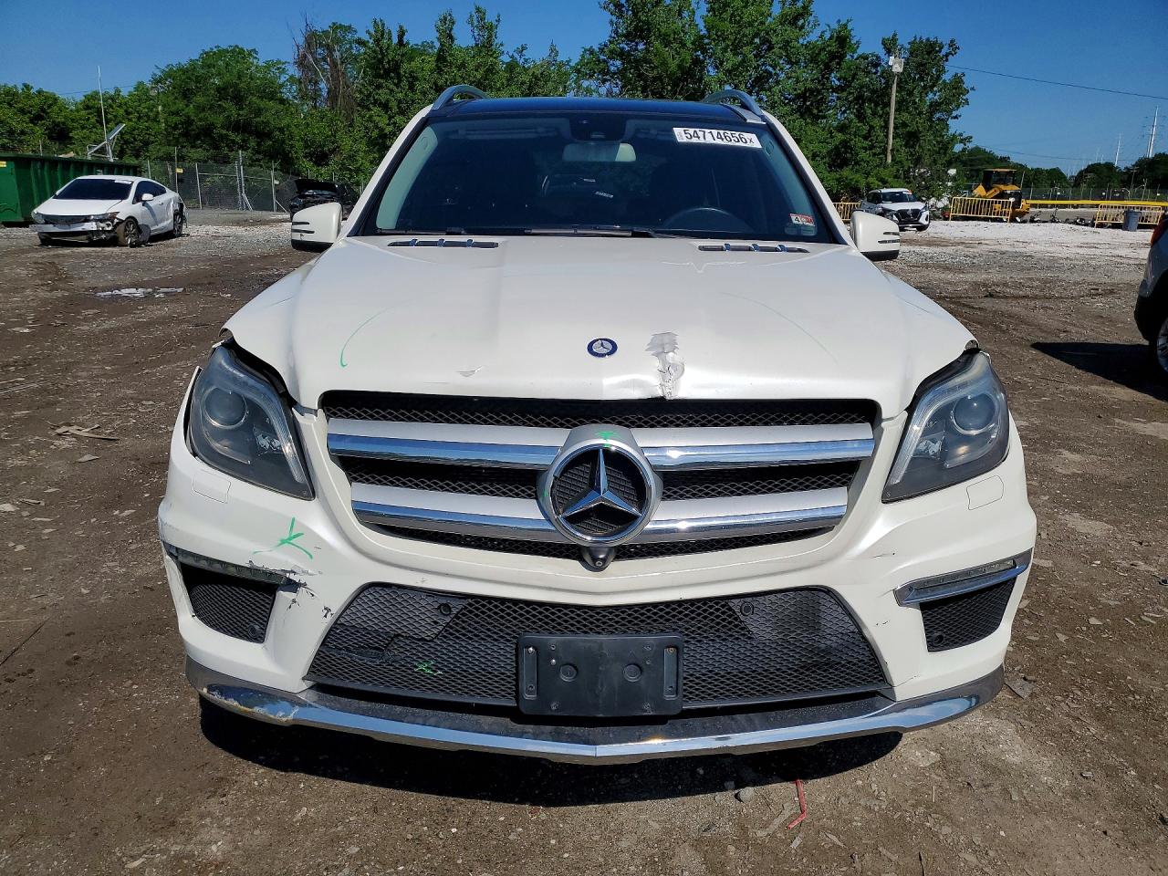 2014 Mercedes-benz Gl 550 4matic White vin: 4JGDF7DE4EA293607