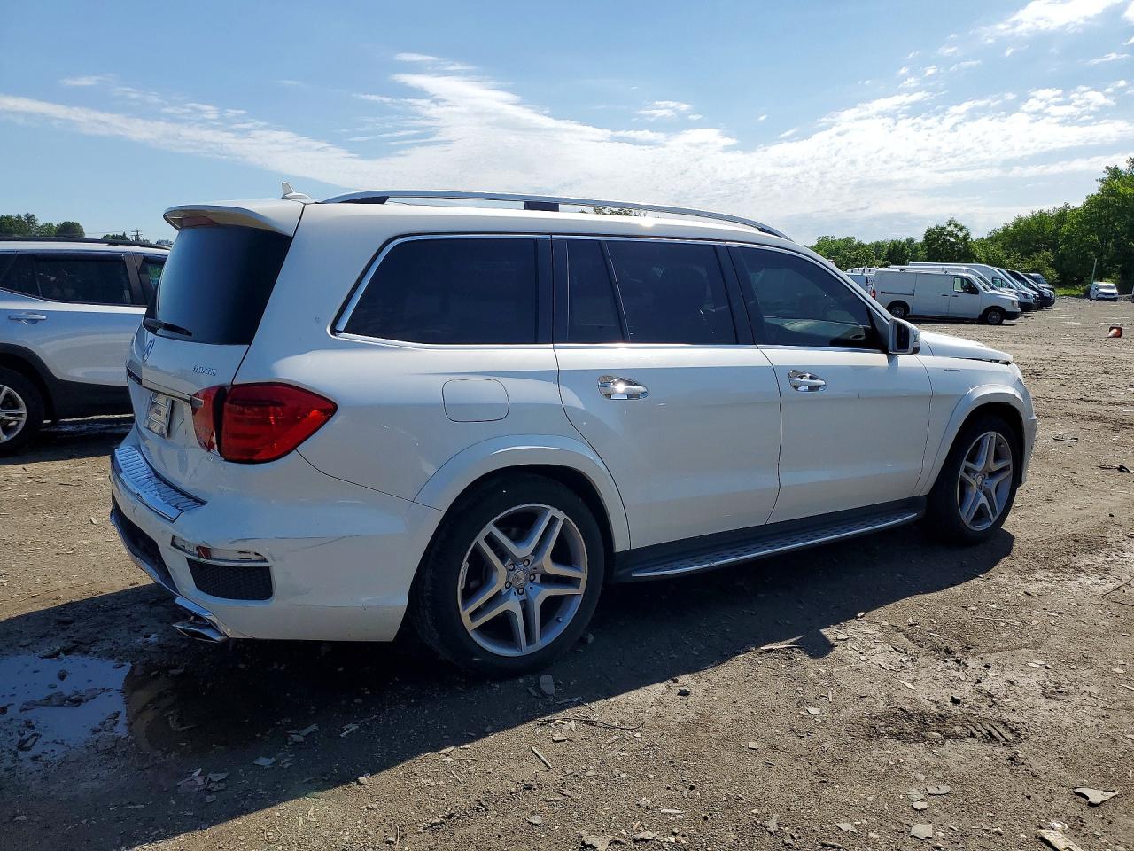 2014 Mercedes-benz Gl 550 4matic White vin: 4JGDF7DE4EA293607