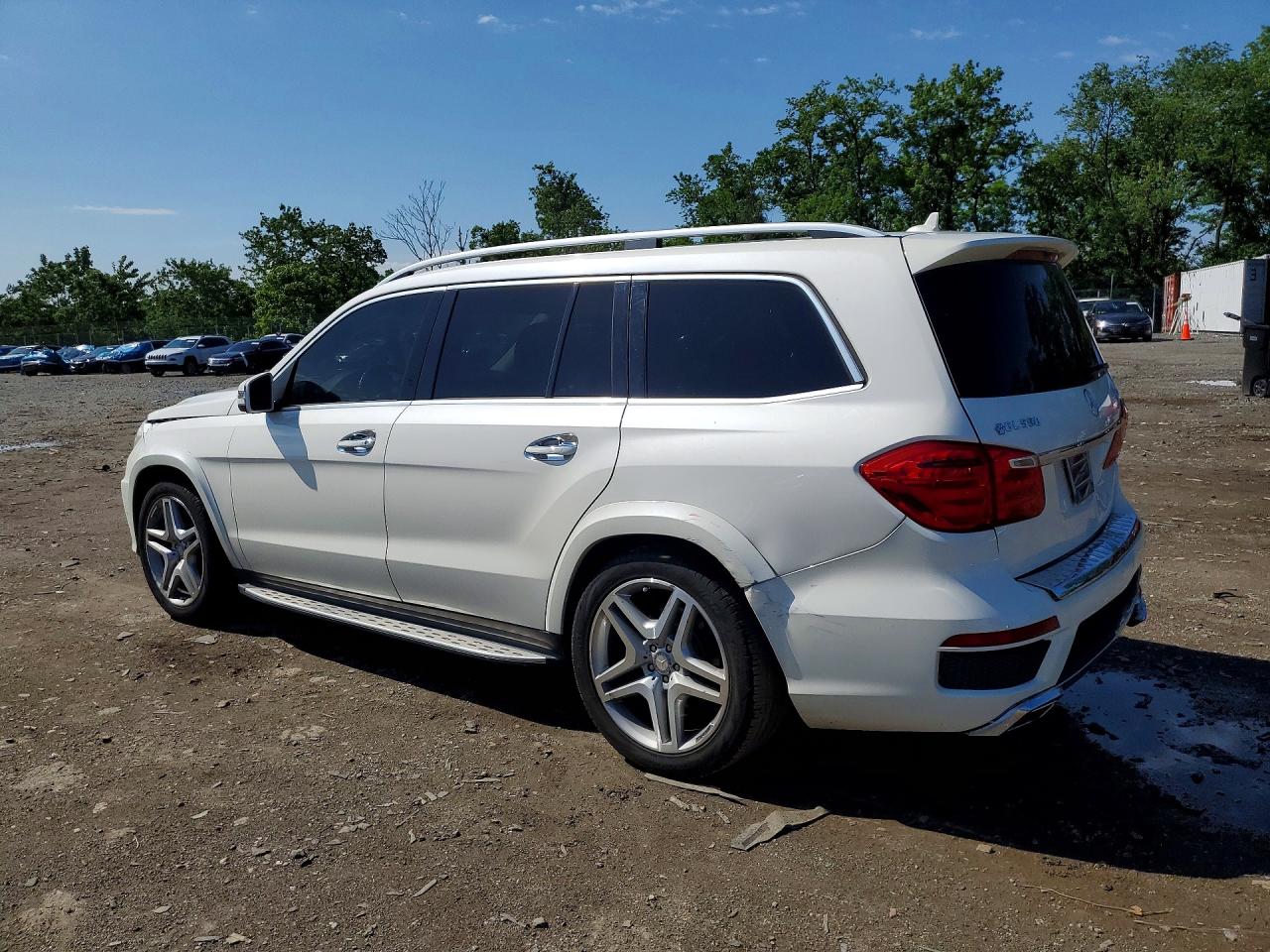 2014 Mercedes-benz Gl 550 4matic White vin: 4JGDF7DE4EA293607