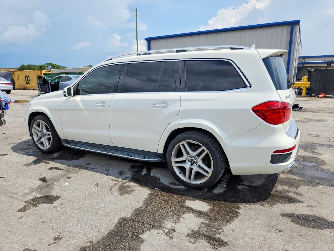 2014 Mercedes-benz Gl 550 4matic White vin: 4JGDF7DE4EA310261
