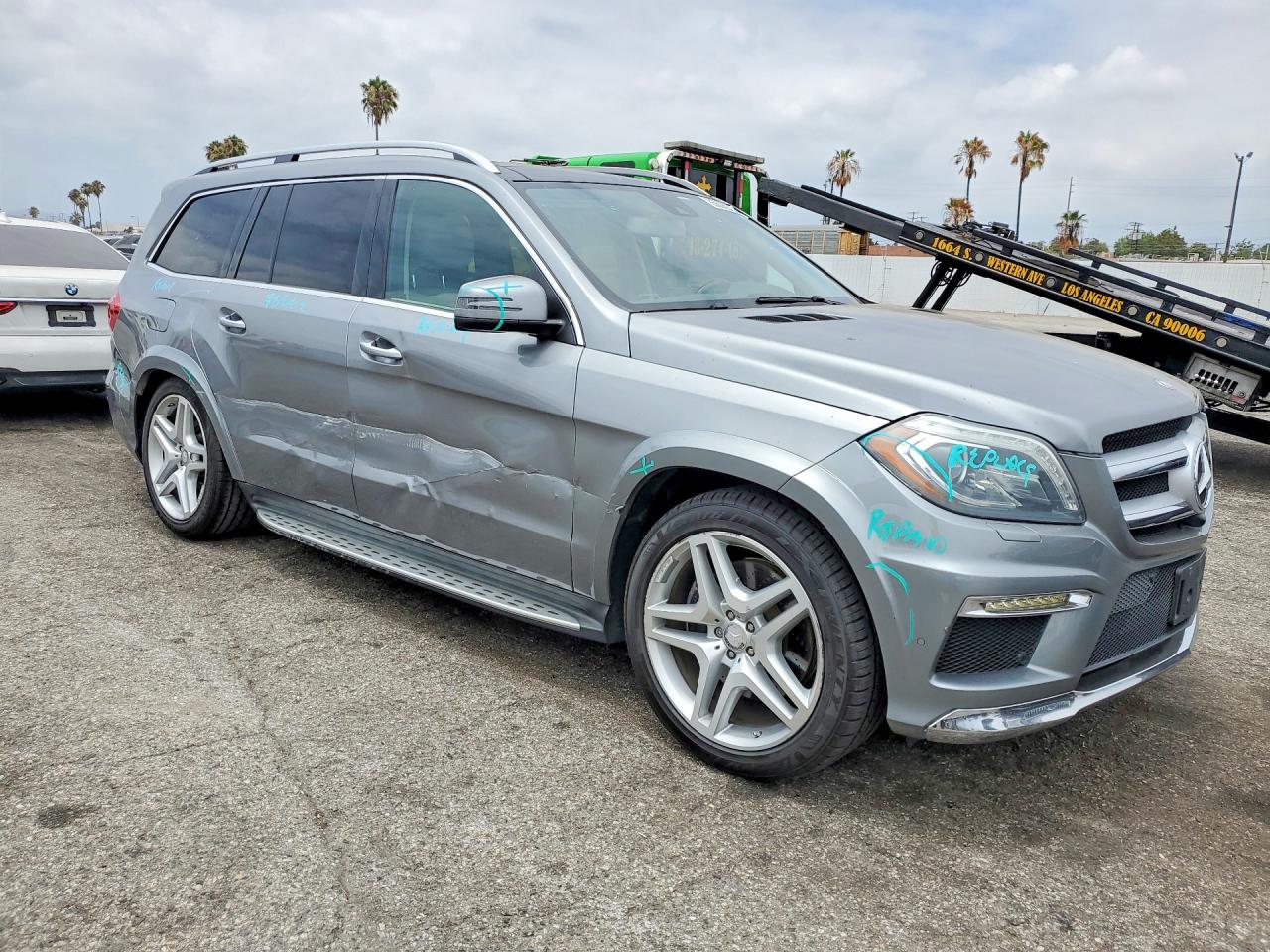 2014 Mercedes-benz Gl 550 4matic Silver vin: 4JGDF7DE4EA333099