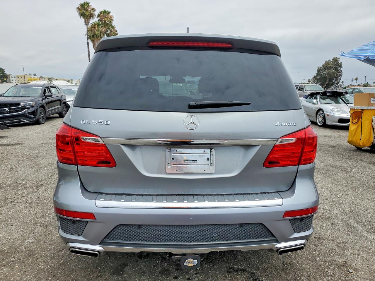 2014 Mercedes-benz Gl 550 4matic Silver vin: 4JGDF7DE4EA333099