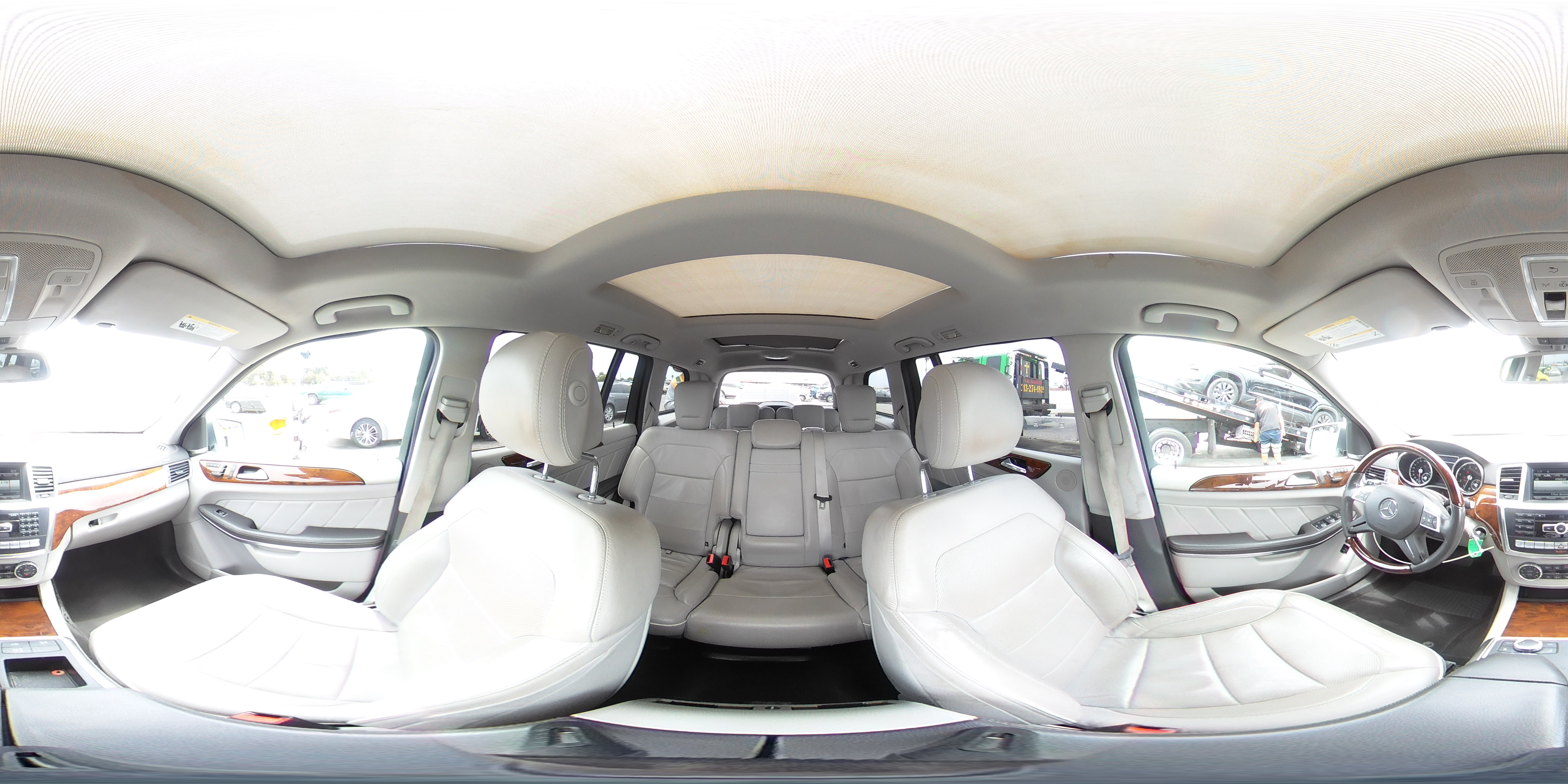 2014 Mercedes-benz Gl 550 4matic Silver vin: 4JGDF7DE4EA333099