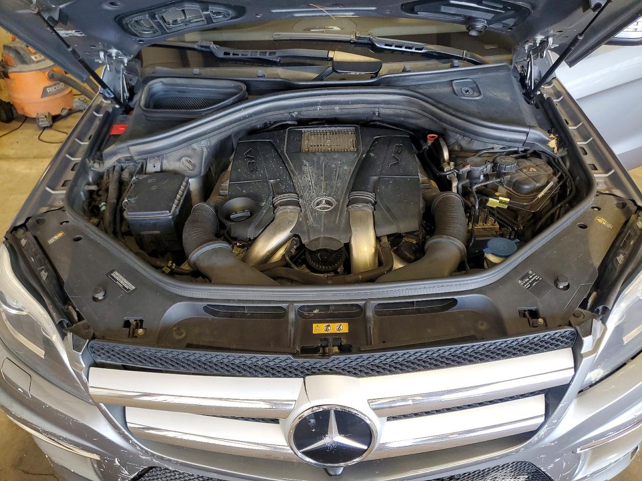 2015 Mercedes-benz Gl 550 4matic Gray vin: 4JGDF7DE4FA475115