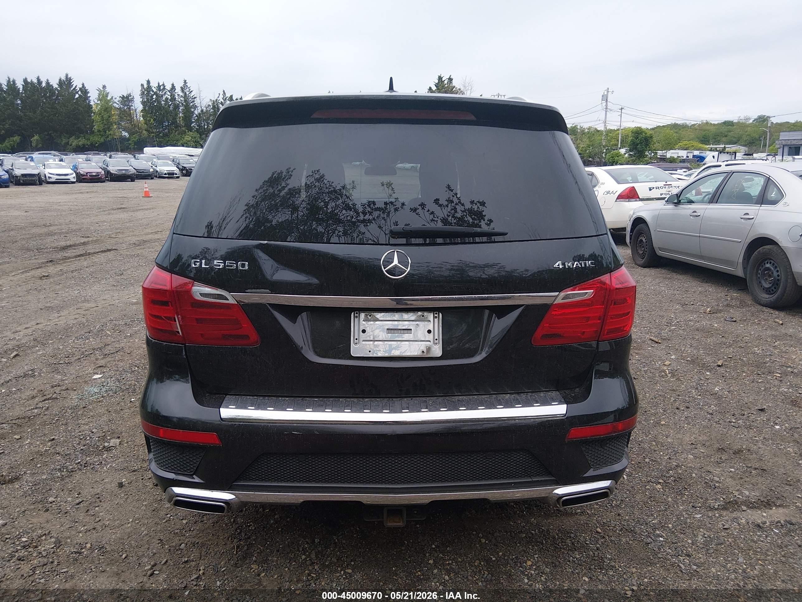 2015 Mercedes-benz Gl 550 4matic Black vin: 4JGDF7DE4FA482789