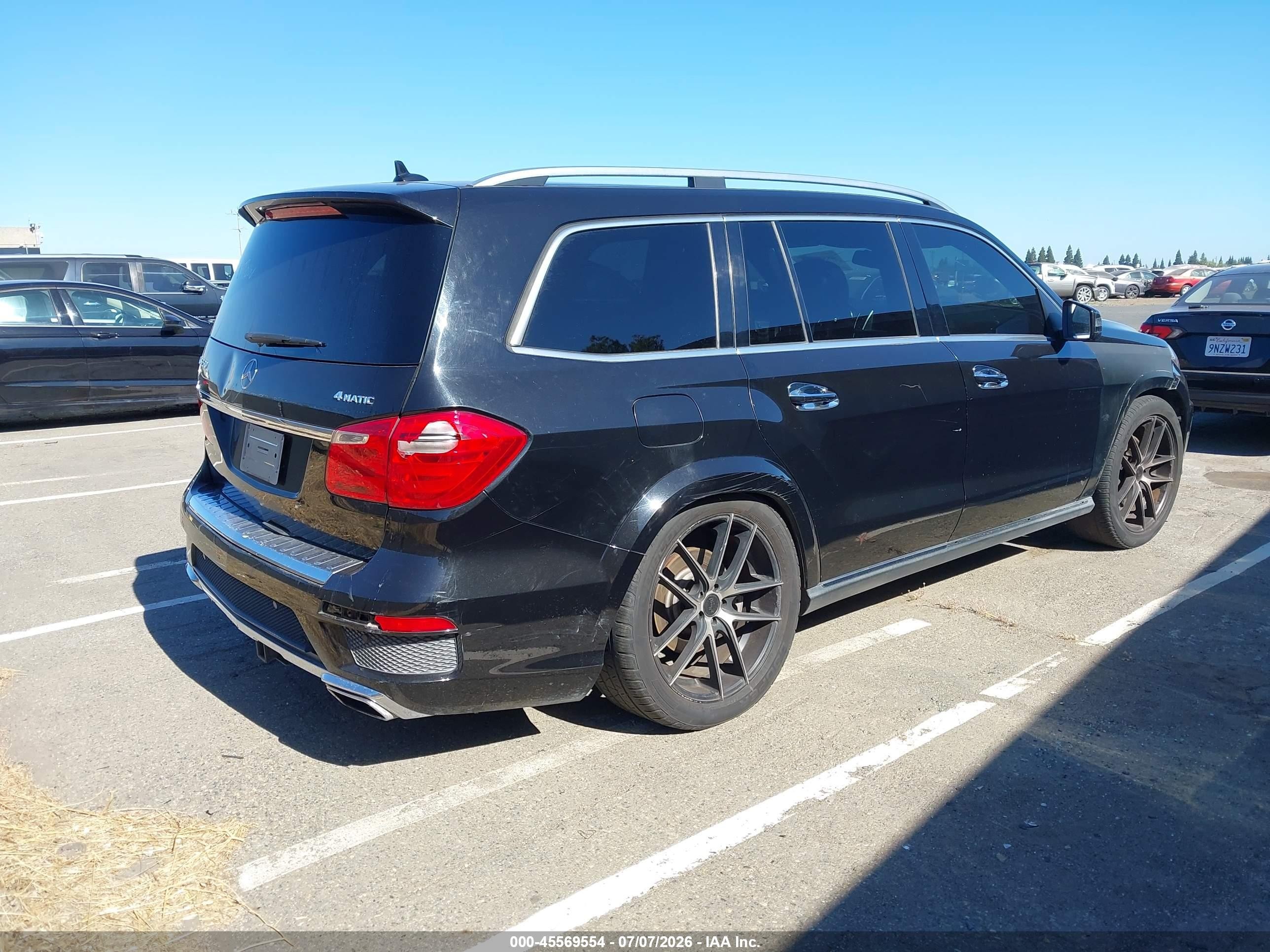 2015 Mercedes-benz Gl 550 4matic Black vin: 4JGDF7DE4FA500417