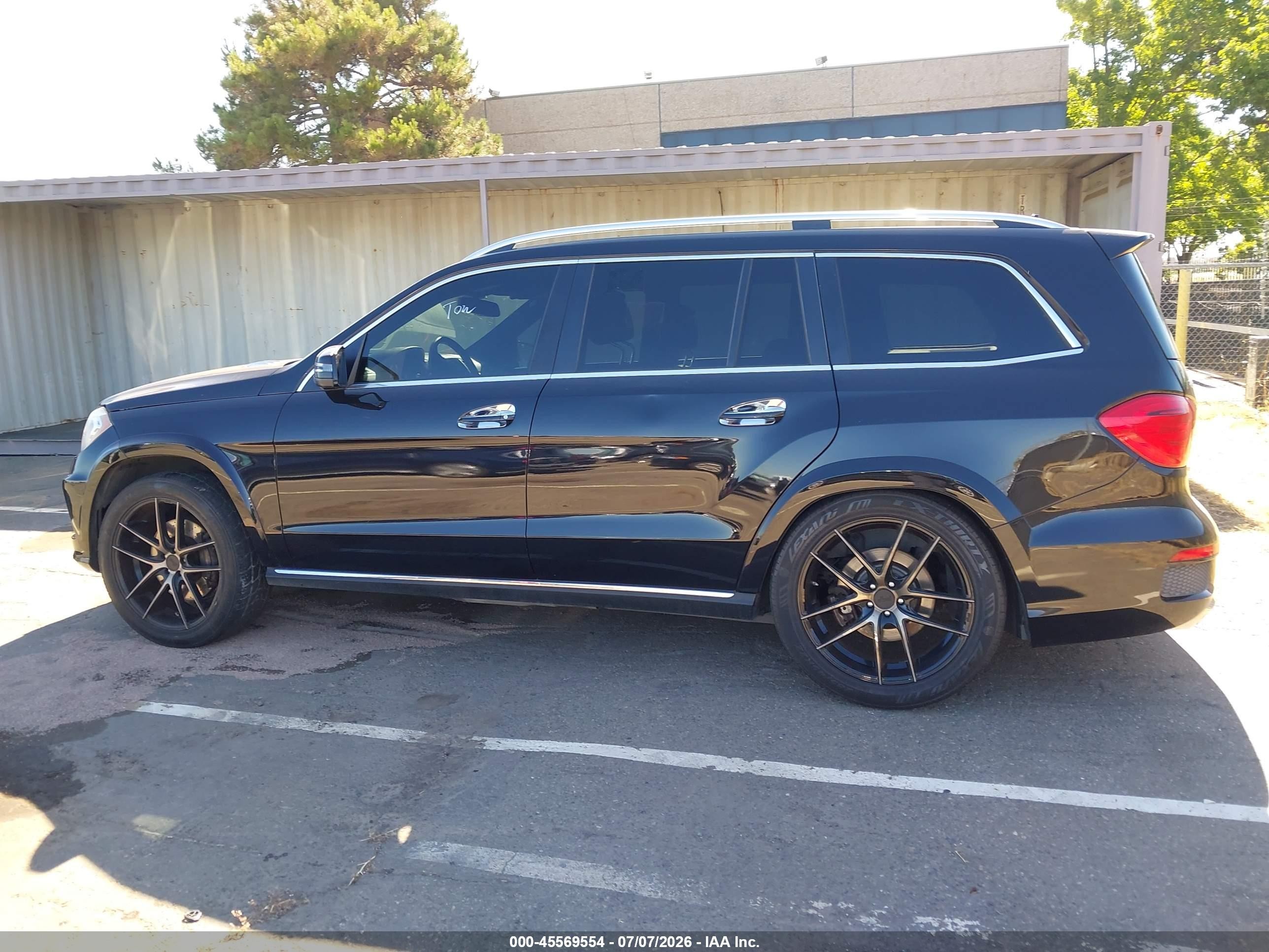 2015 Mercedes-benz Gl 550 4matic Black vin: 4JGDF7DE4FA500417