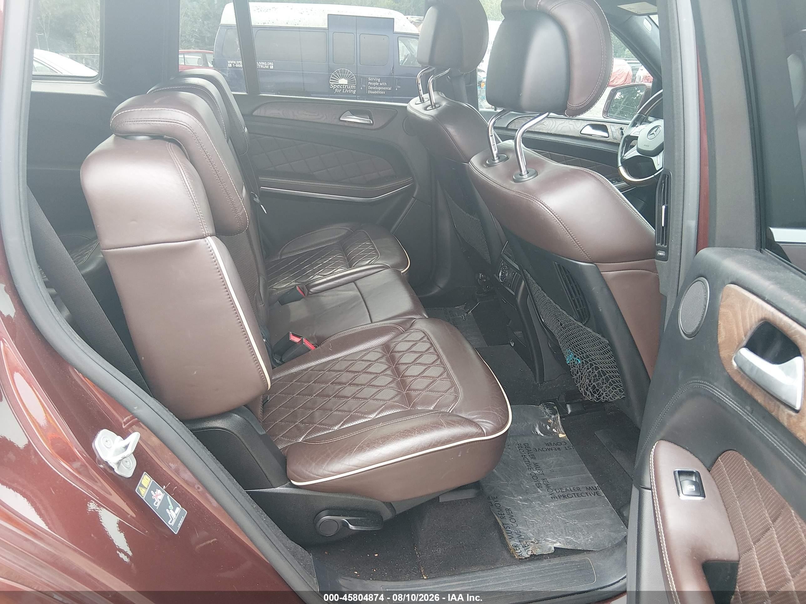 2015 Mercedes-benz Gl 550 4matic Maroon vin: 4JGDF7DE4FA552906