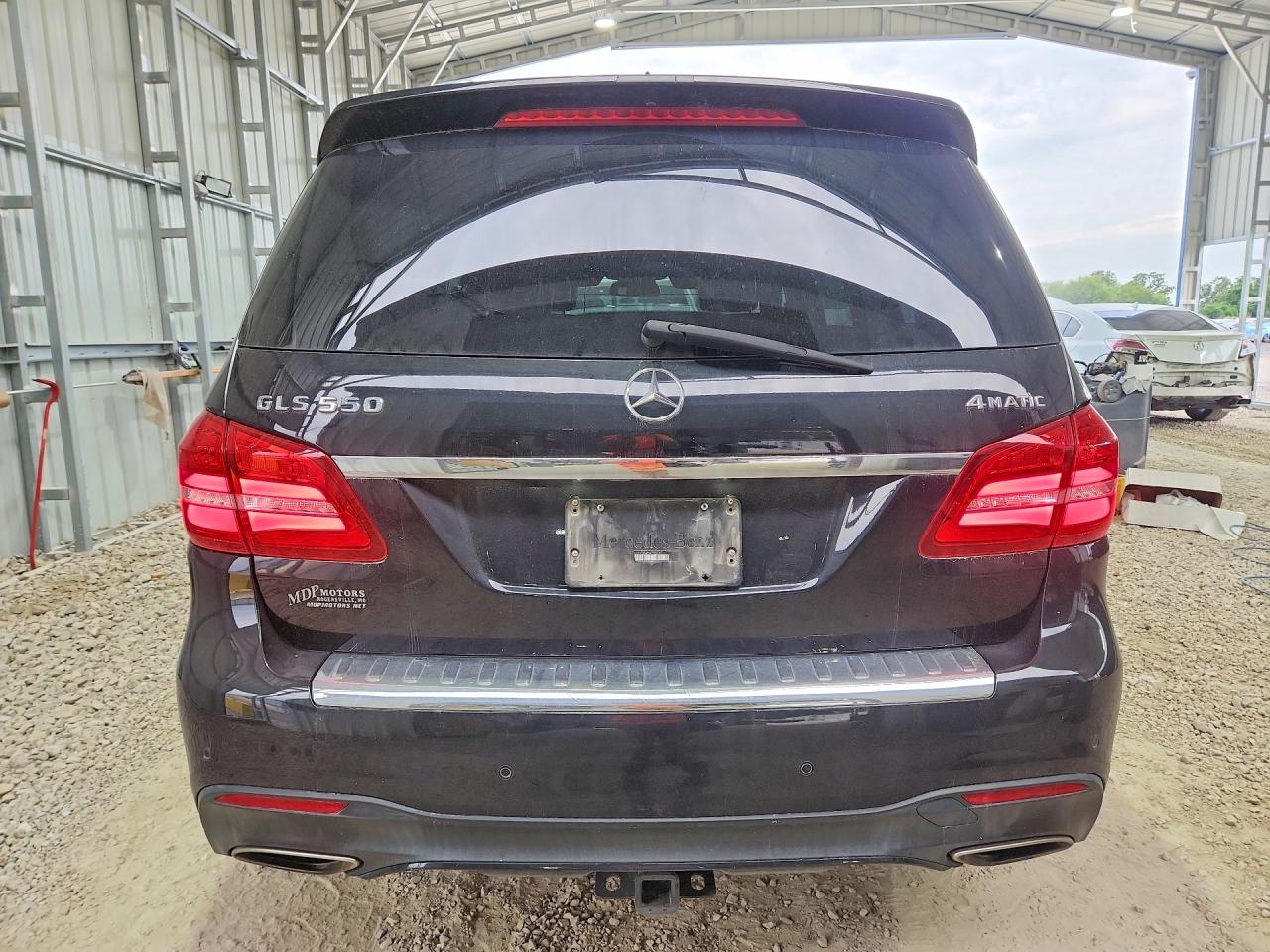 2017 Mercedes-benz Gls 550 4matic Black vin: 4JGDF7DE4HA795747