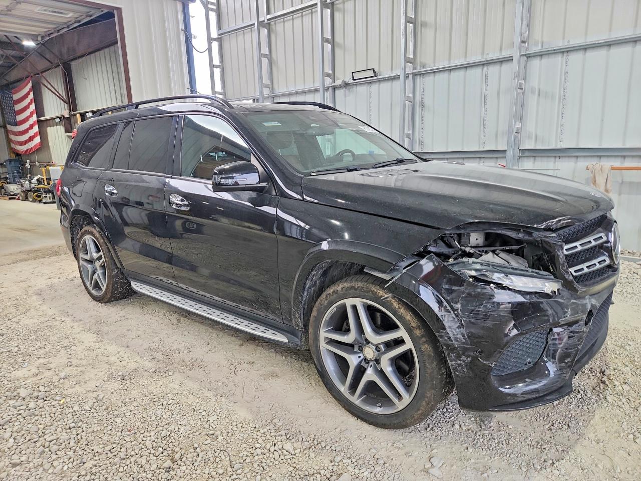 2017 Mercedes-benz Gls 550 4matic Black vin: 4JGDF7DE4HA795747