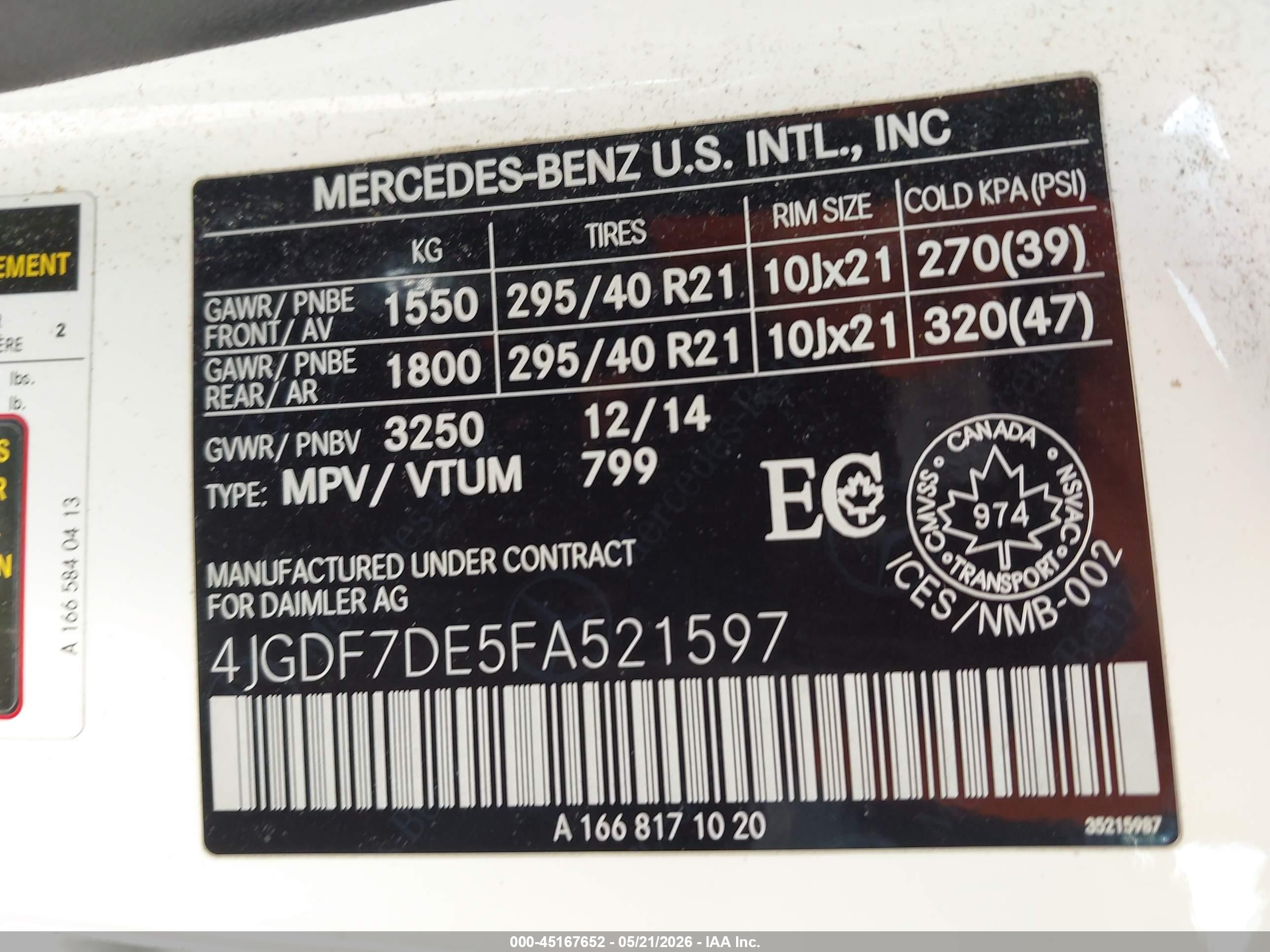 2015 Mercedes-benz Gl 550 4matic White vin: 4JGDF7DE5FA521597