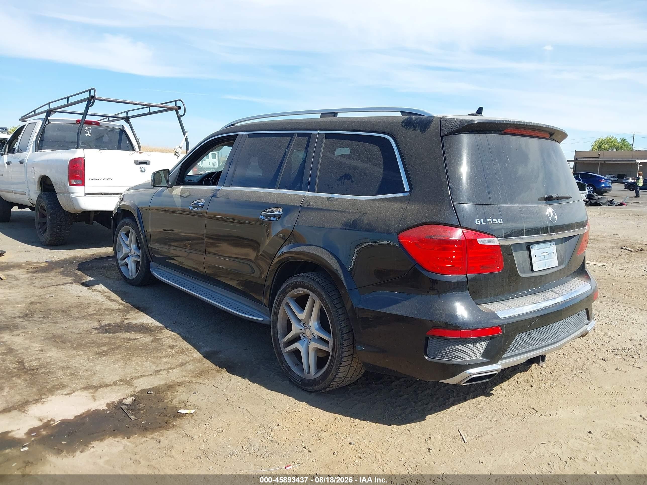 2014 Mercedes-benz Gl 550 4matic Black vin: 4JGDF7DE8EA321747