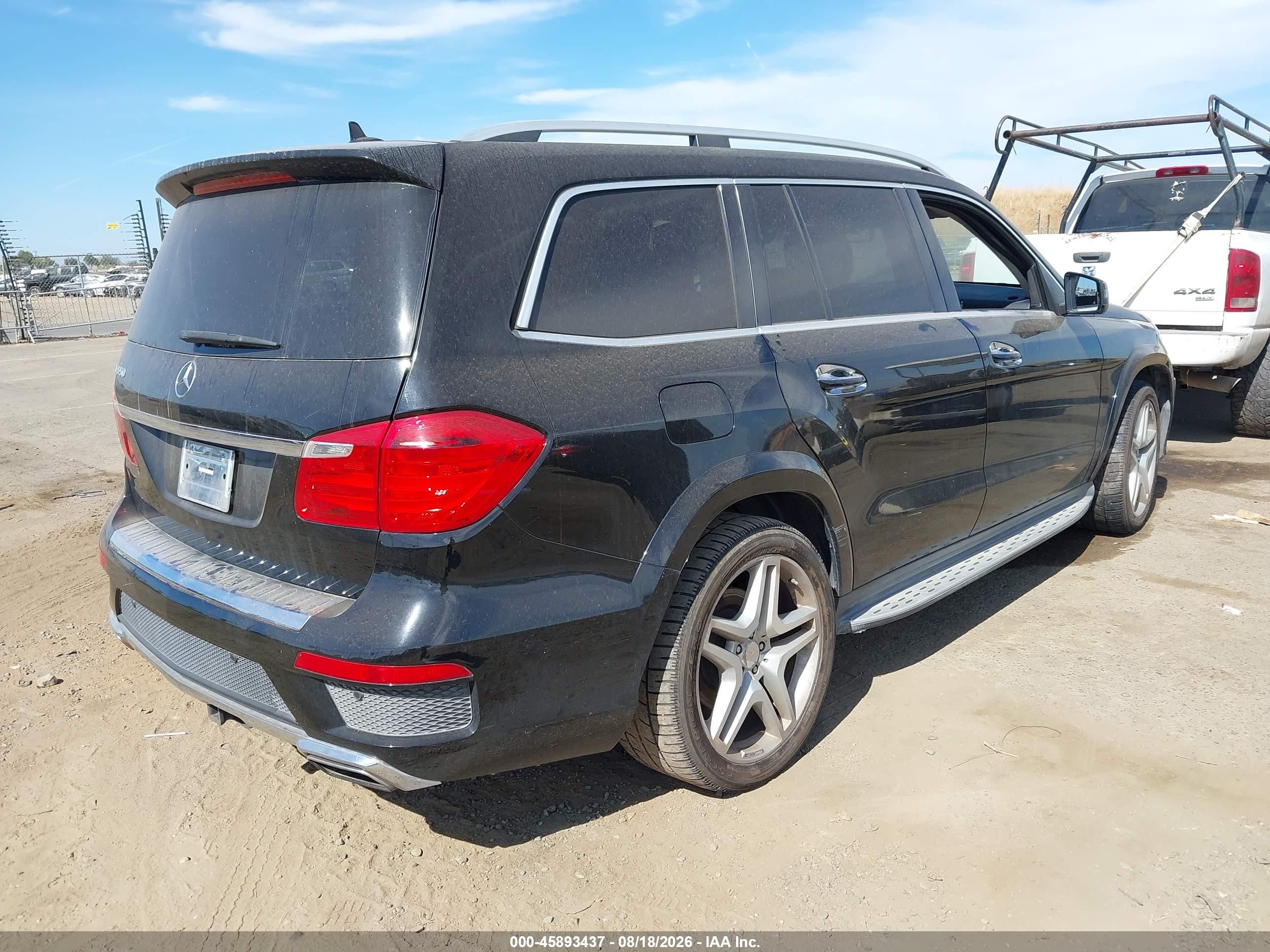 2014 Mercedes-benz Gl 550 4matic Black vin: 4JGDF7DE8EA321747
