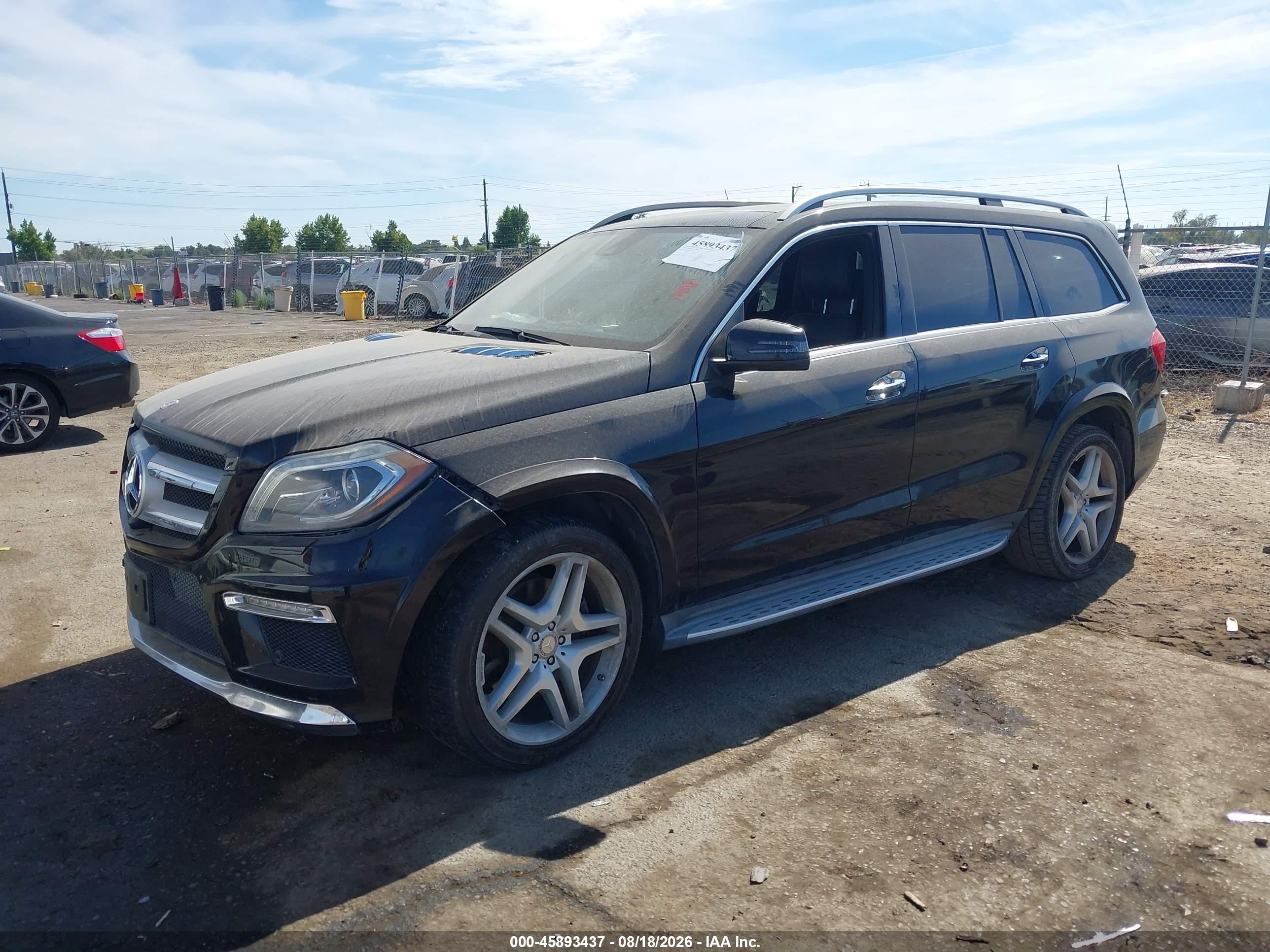 2014 Mercedes-benz Gl 550 4matic Black vin: 4JGDF7DE8EA321747