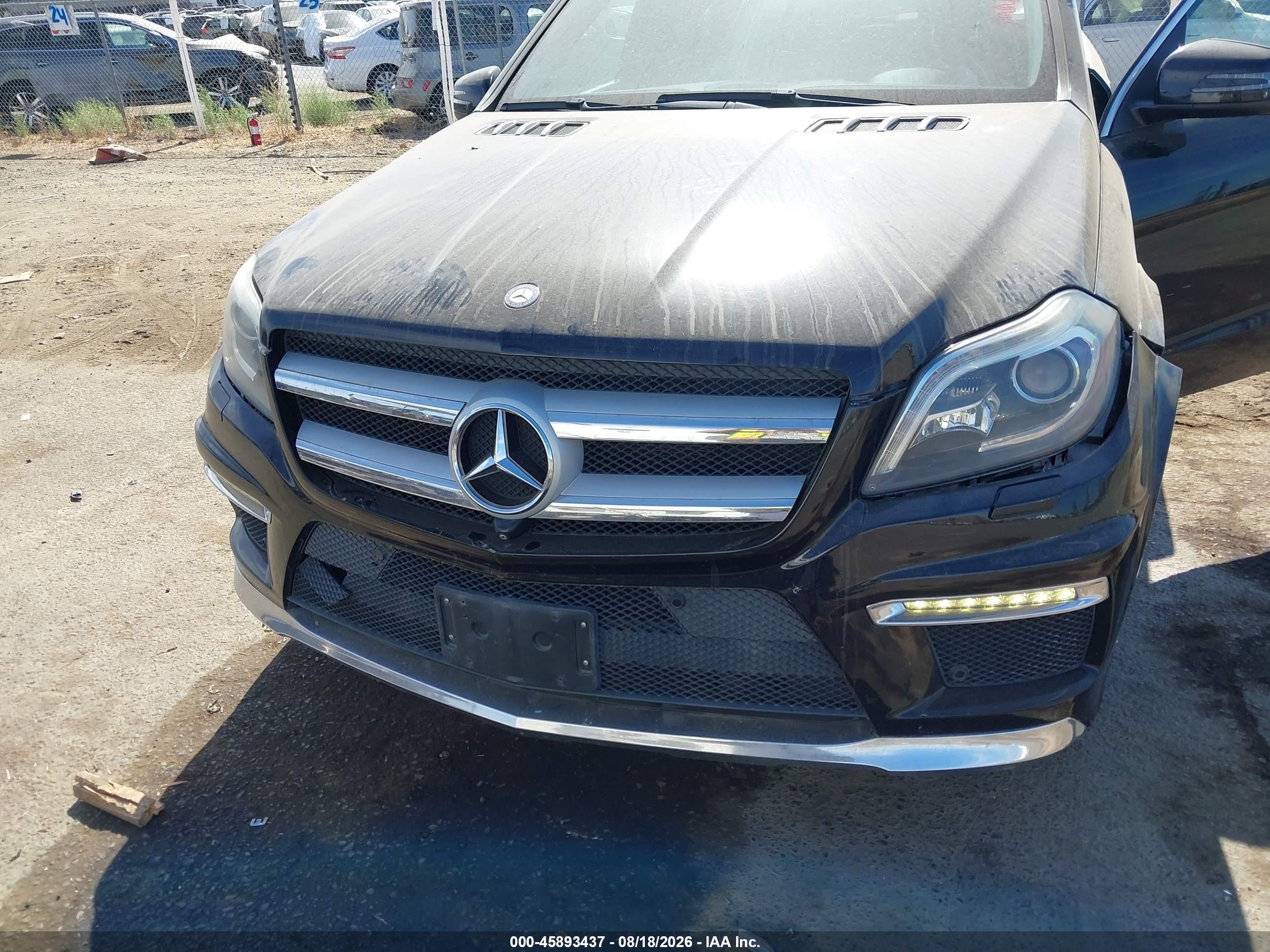 2014 Mercedes-benz Gl 550 4matic Black vin: 4JGDF7DE8EA321747
